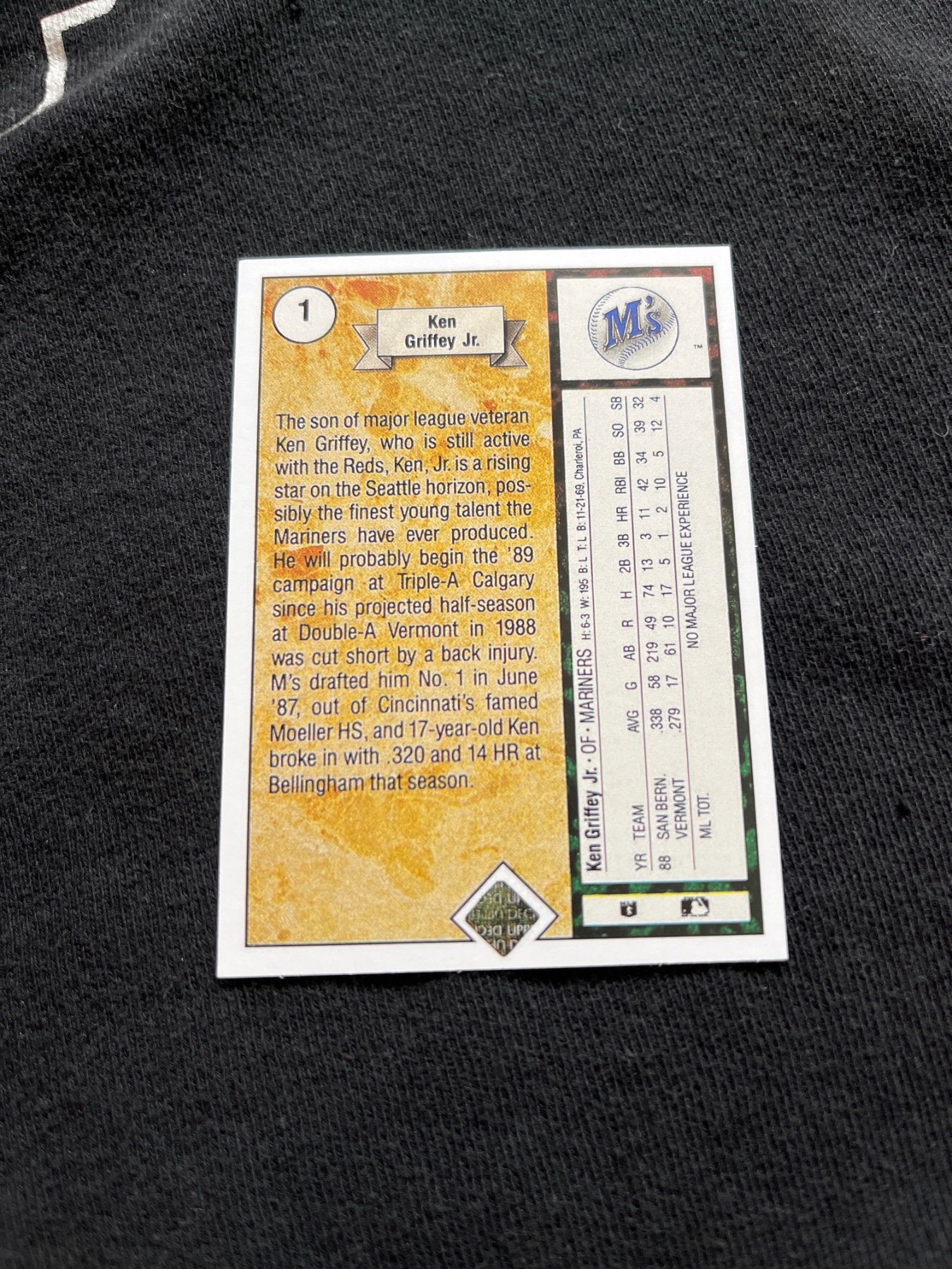 Card back