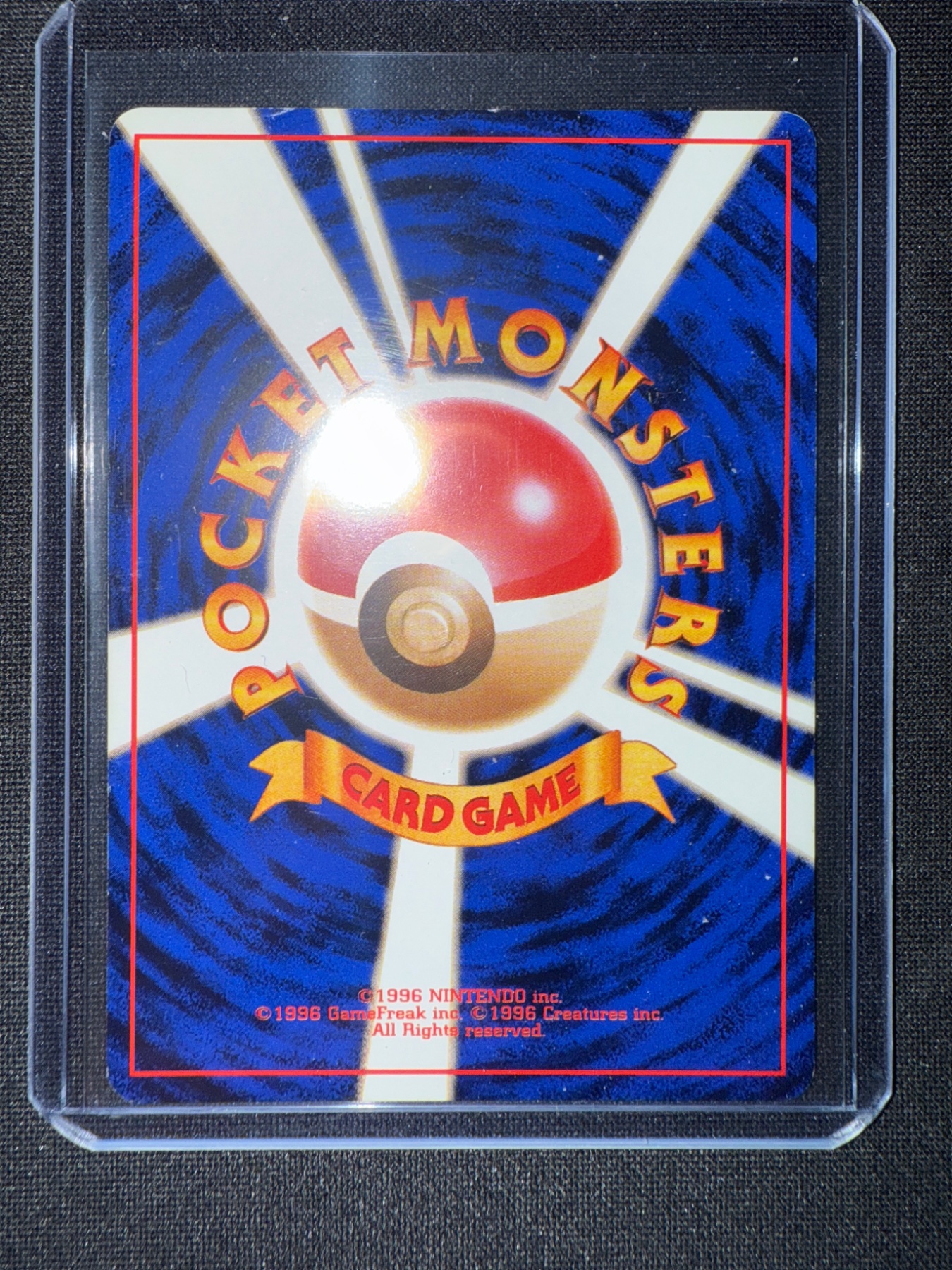 Card back