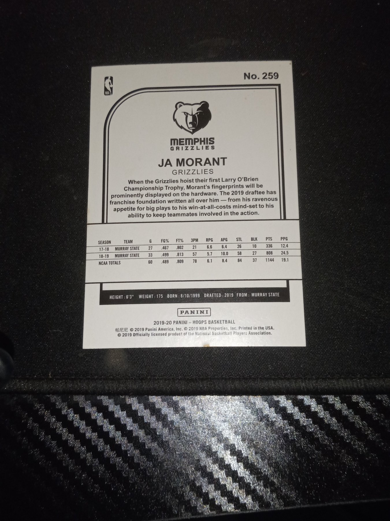 Card back