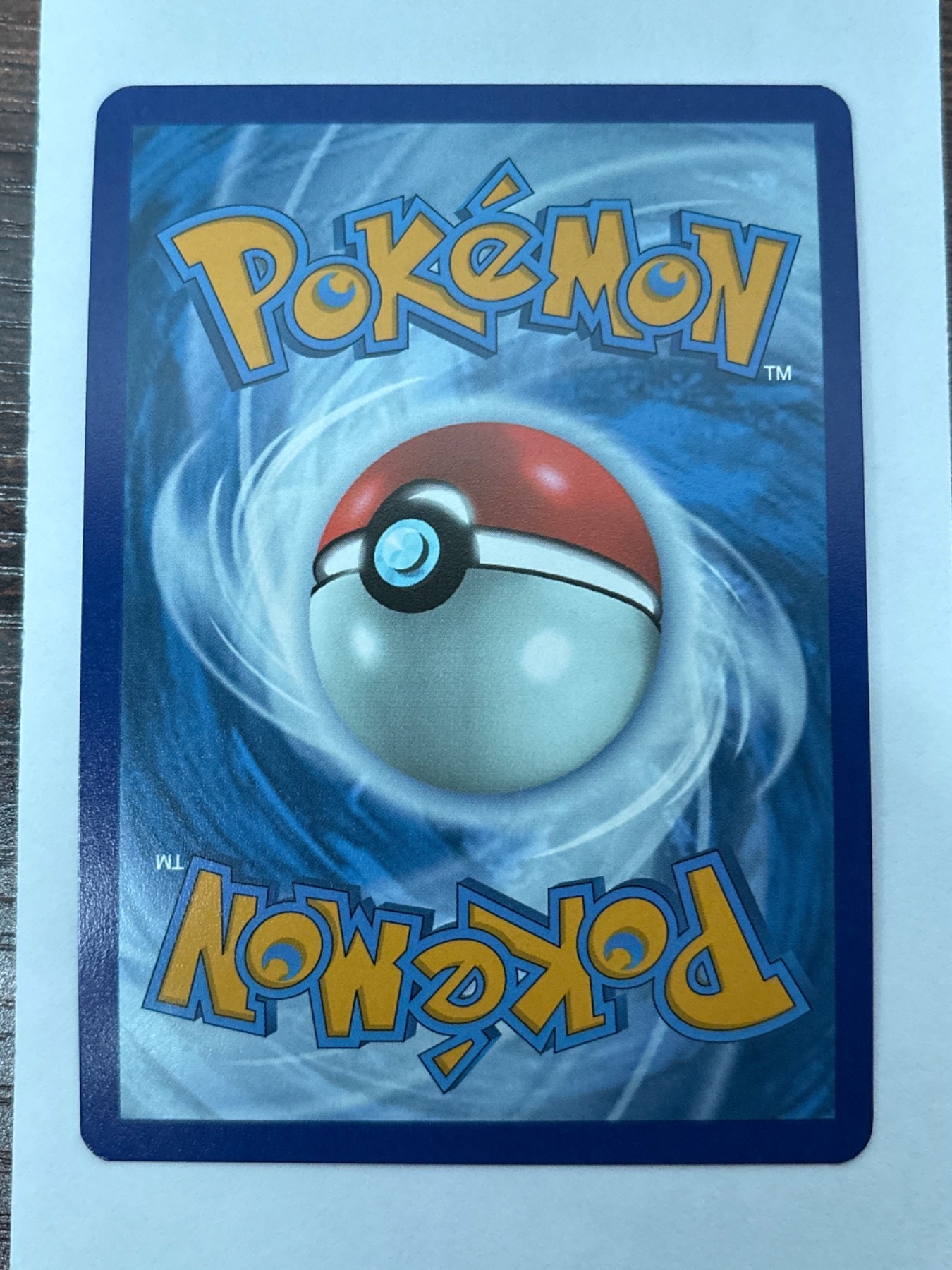 Card back