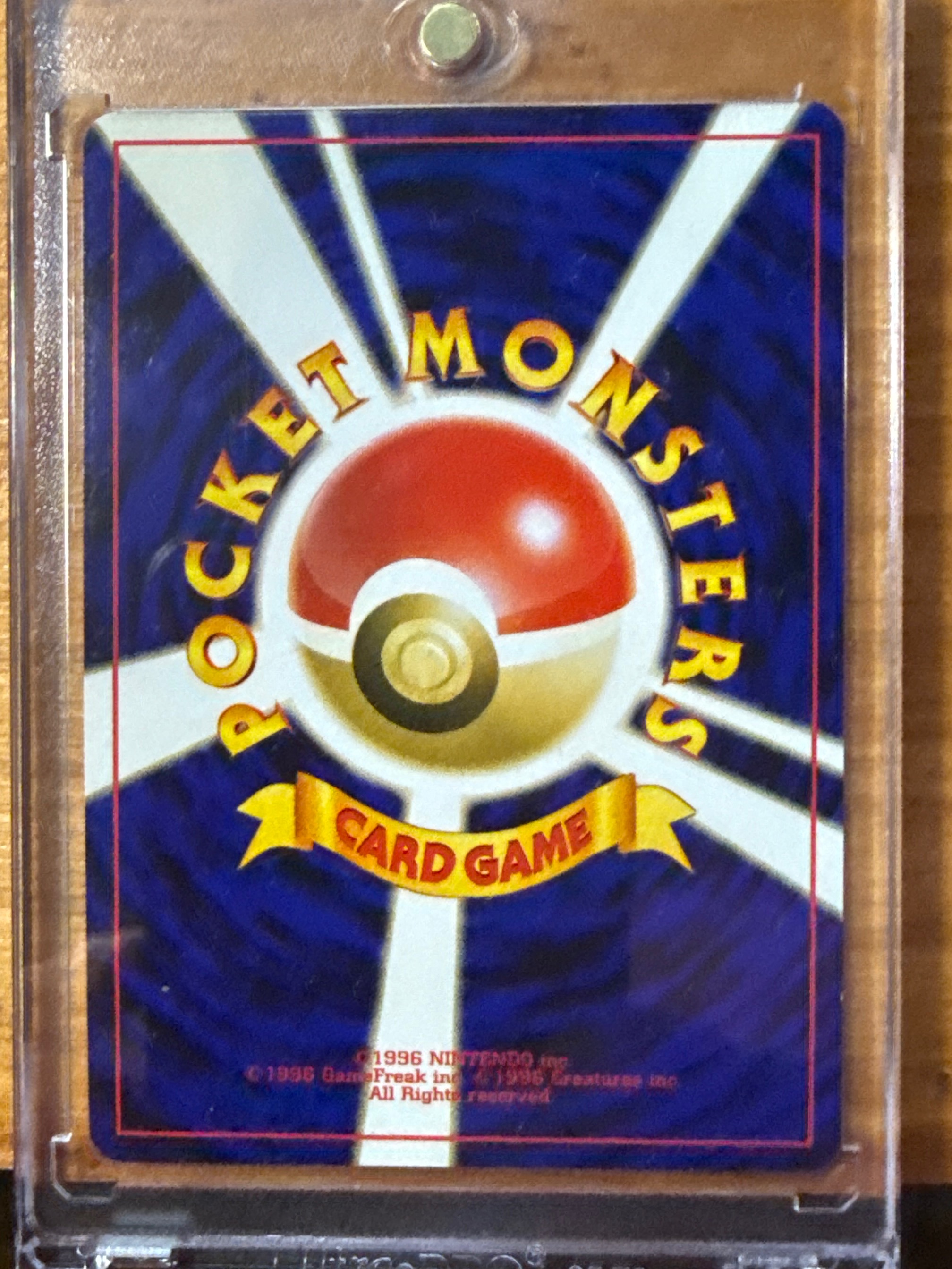 Card back