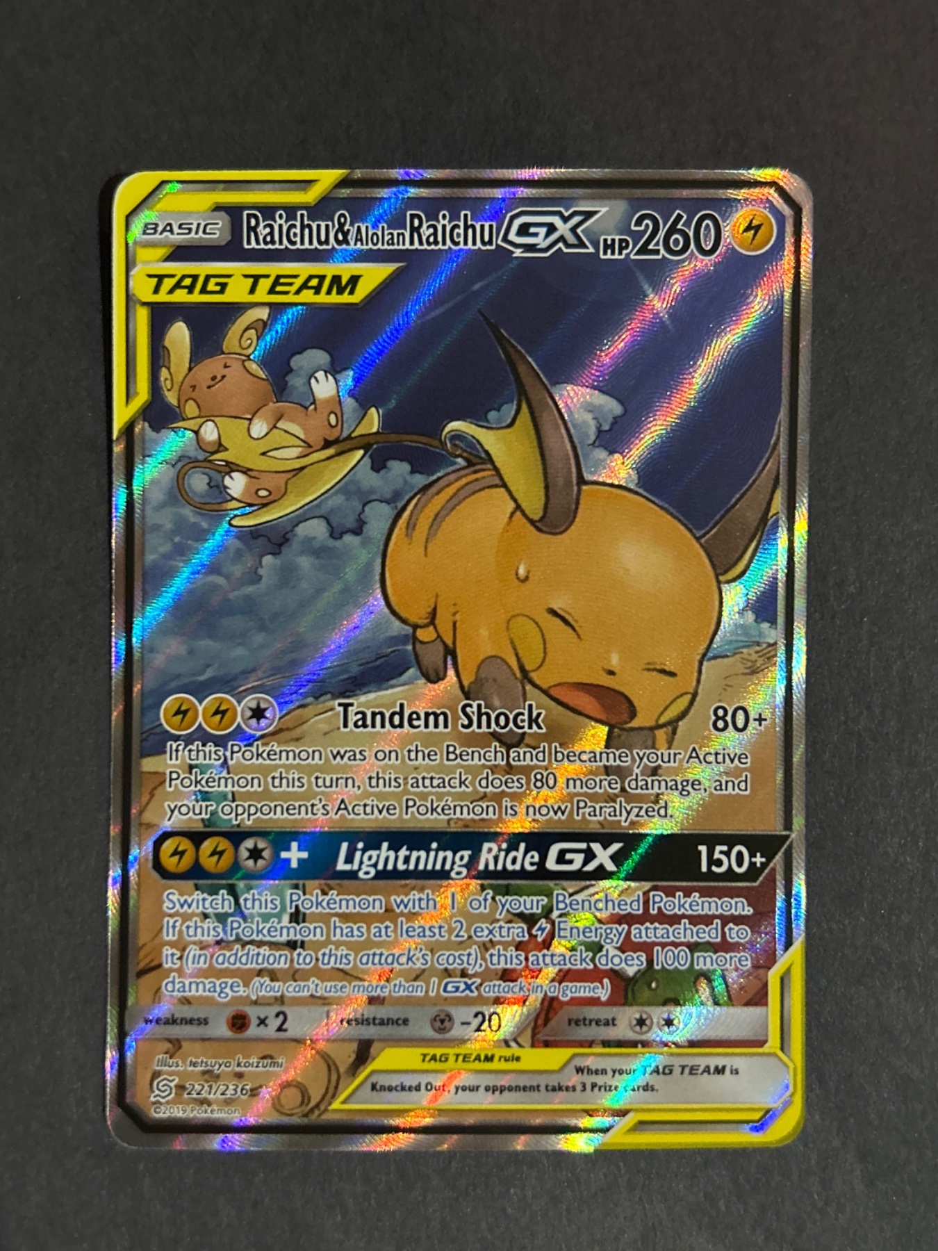 Raichu & Alolan Raichu GX