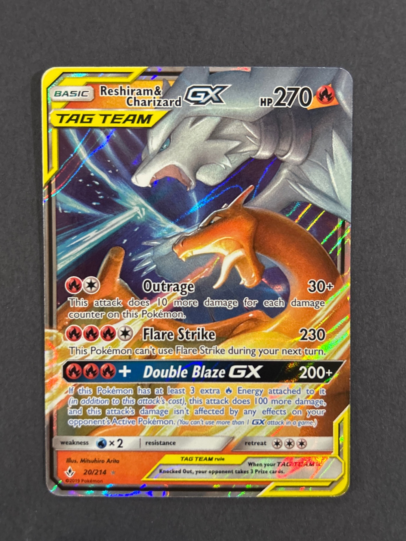 Reshiram & Charizard GX