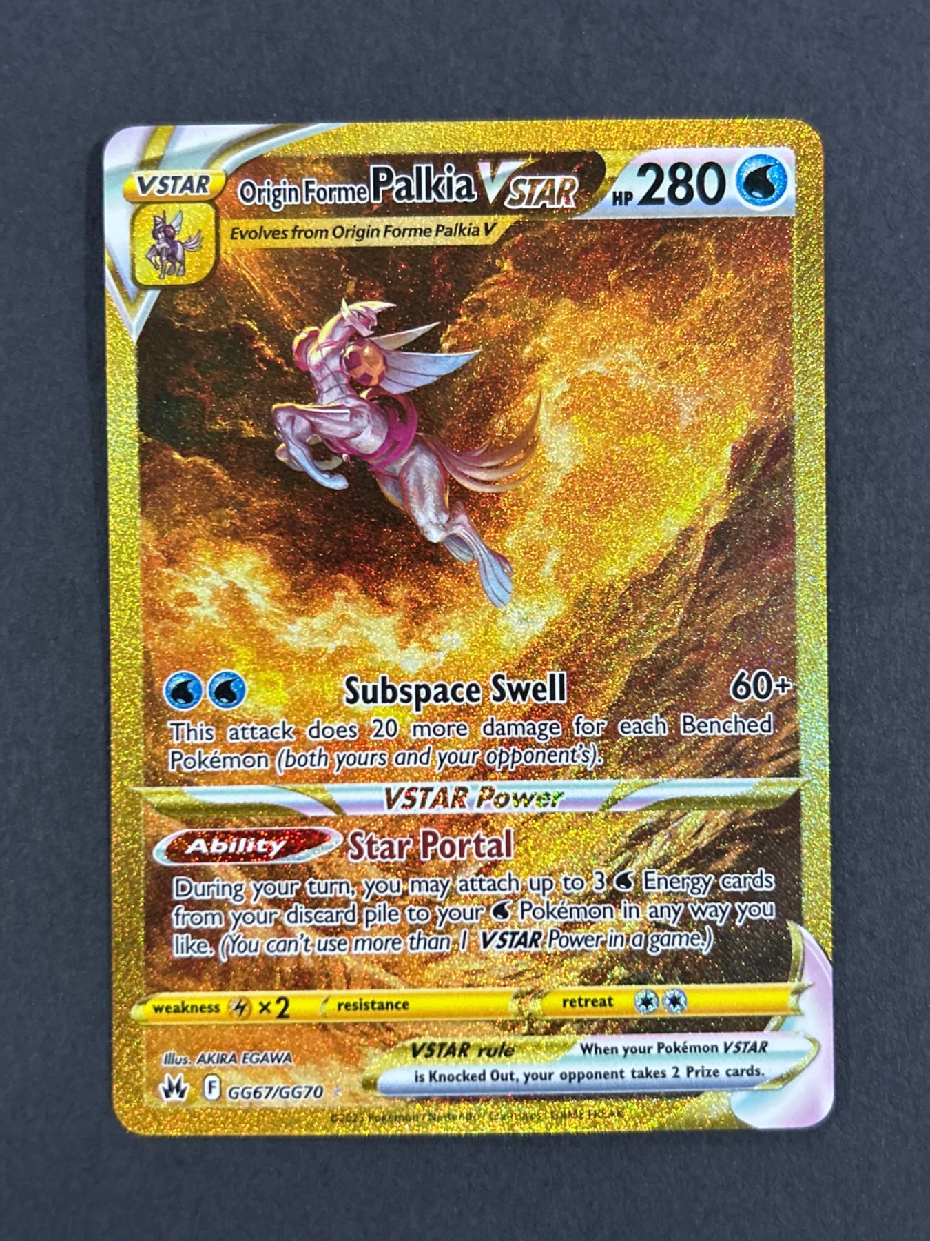 Origin Forme Palkia VSTAR