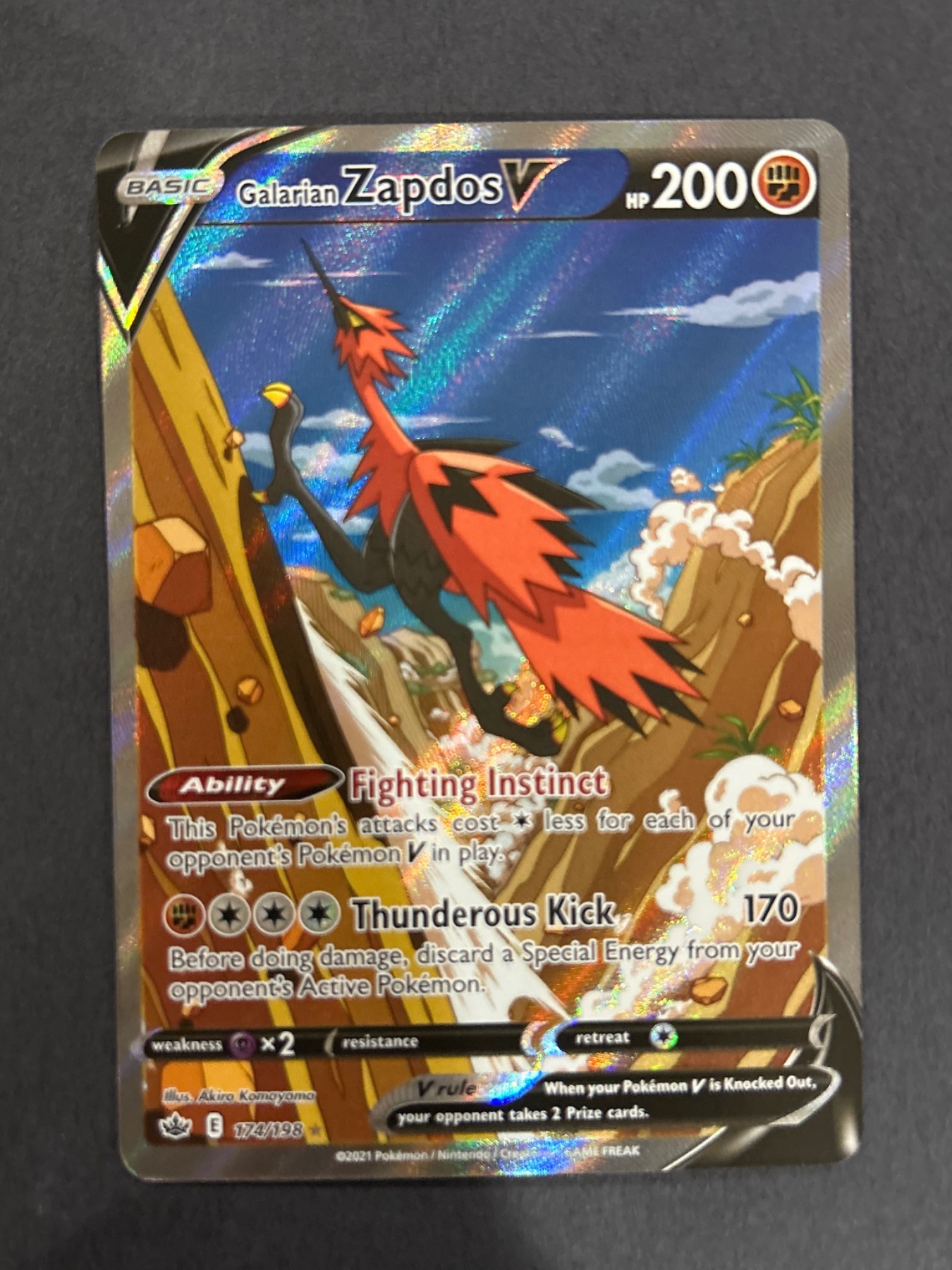 Galarian Zapdos V