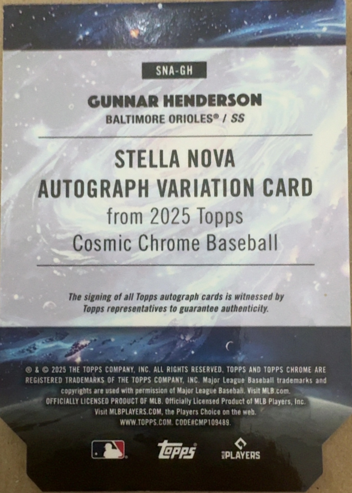 Card back