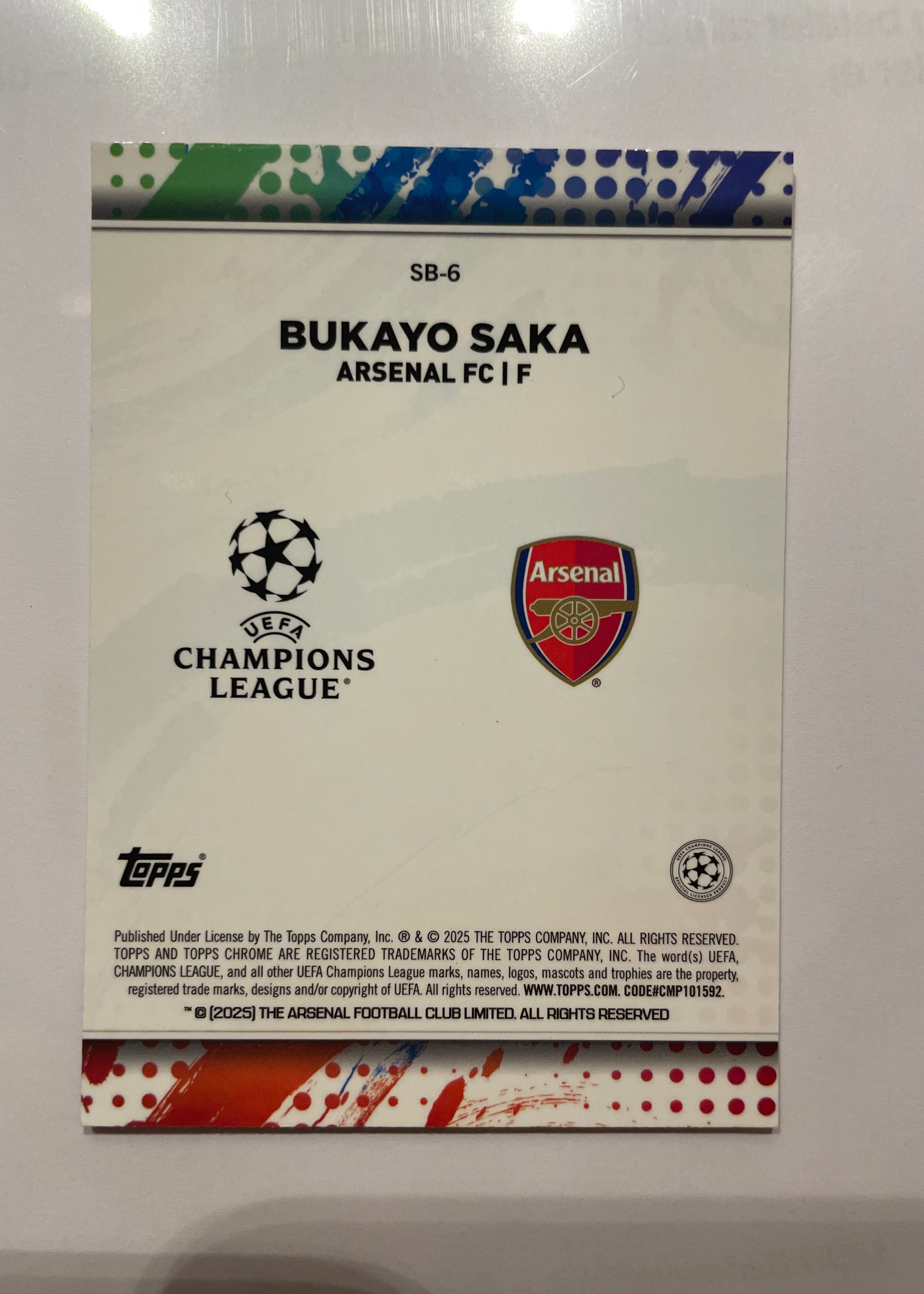 Card back