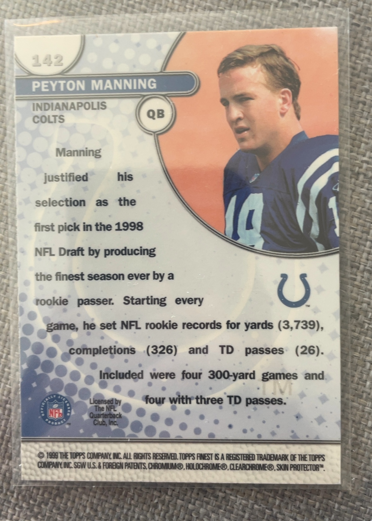 Card back