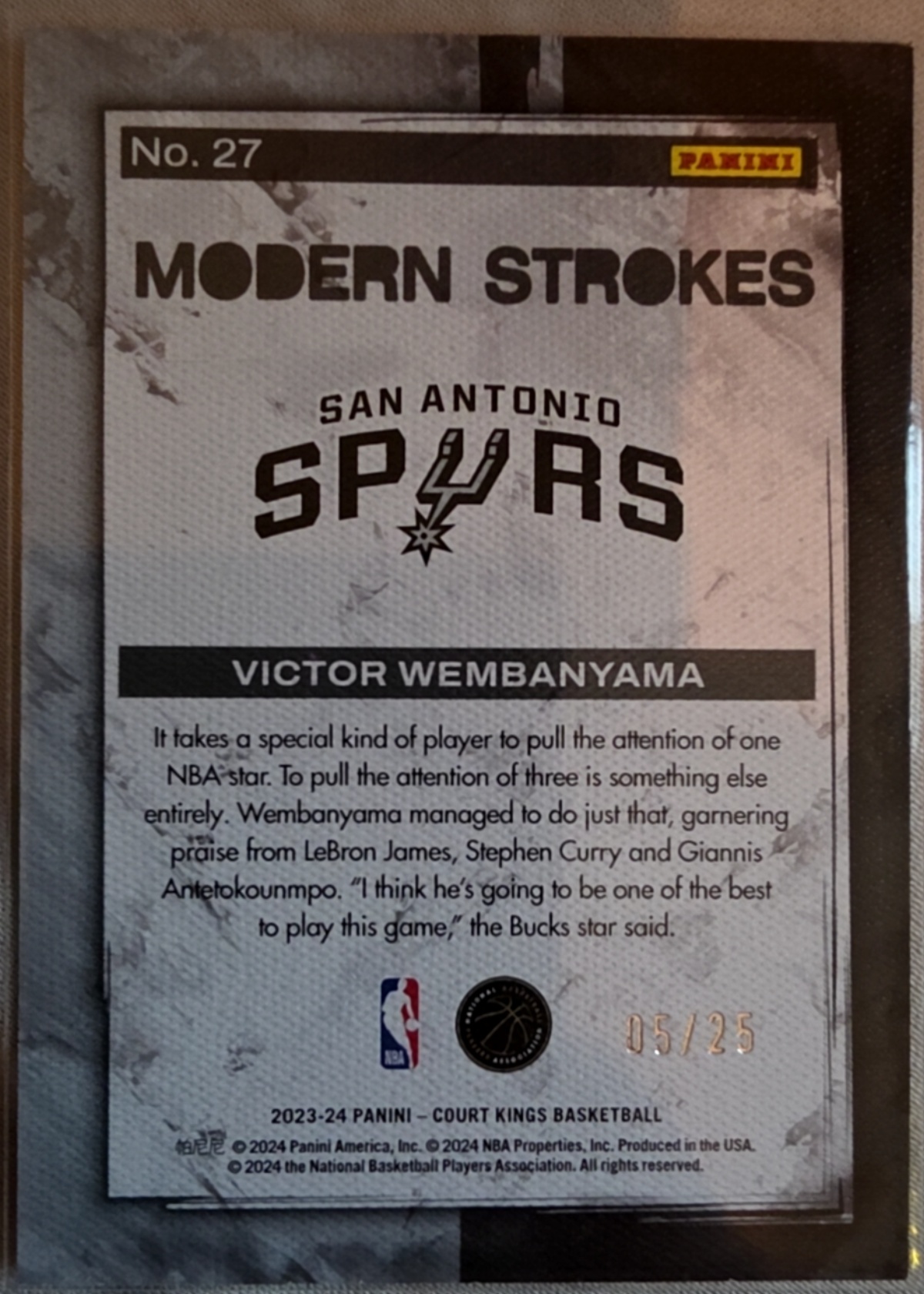Card back