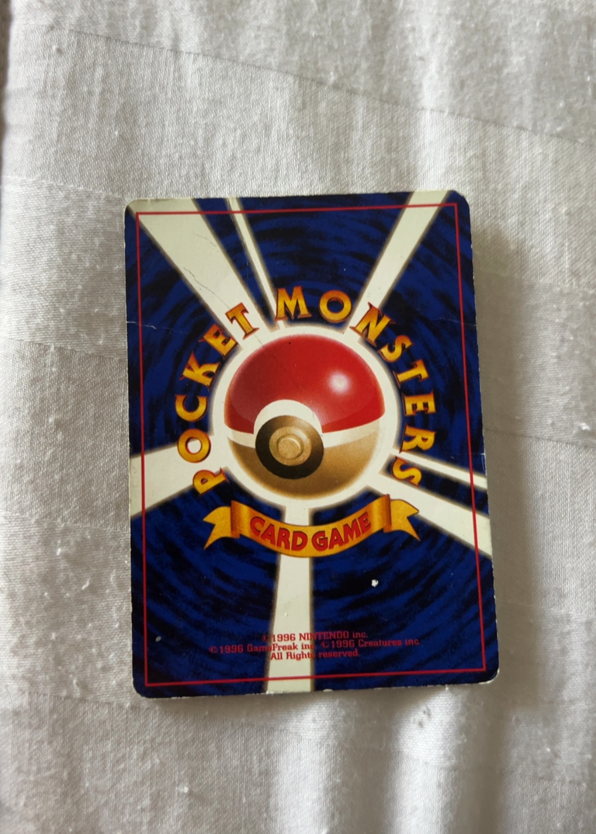 Card back