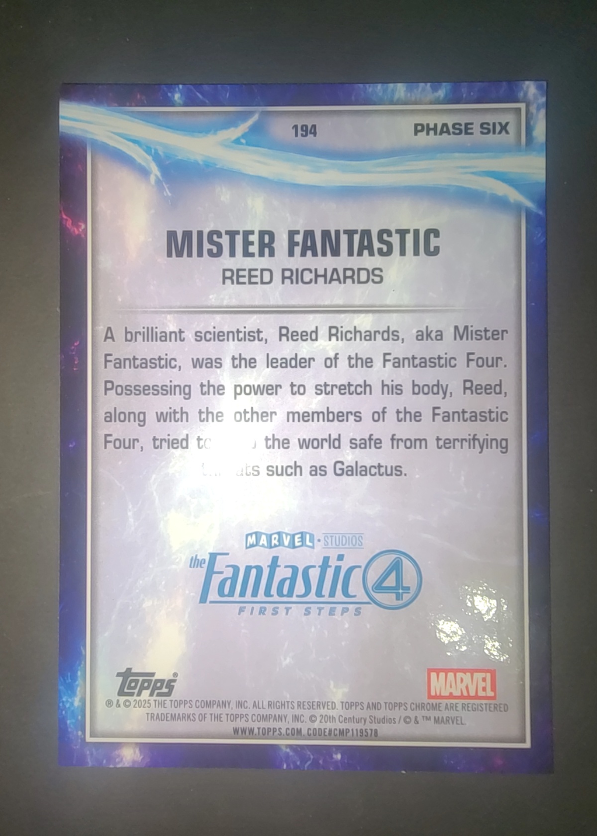 Card back