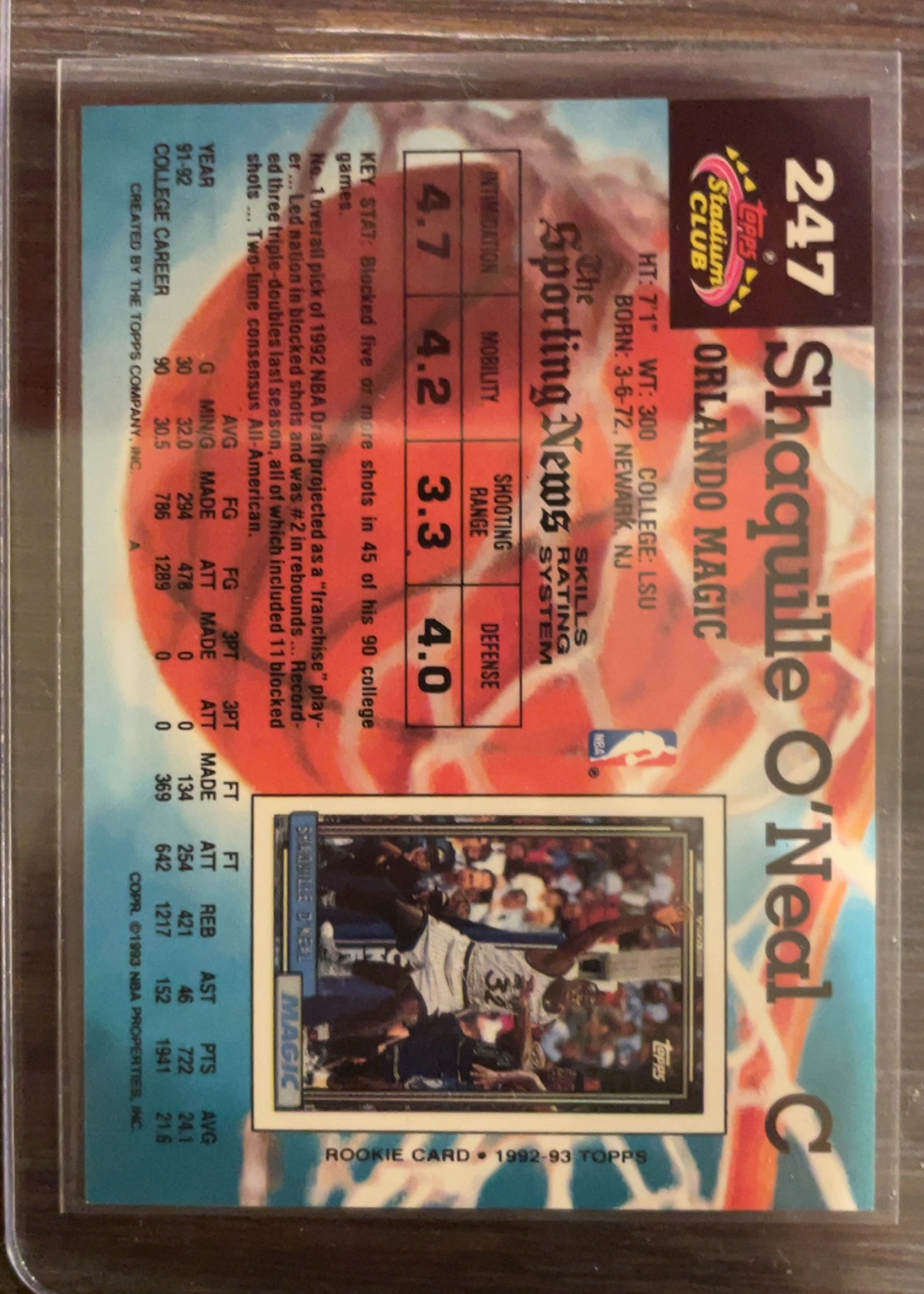 Card back