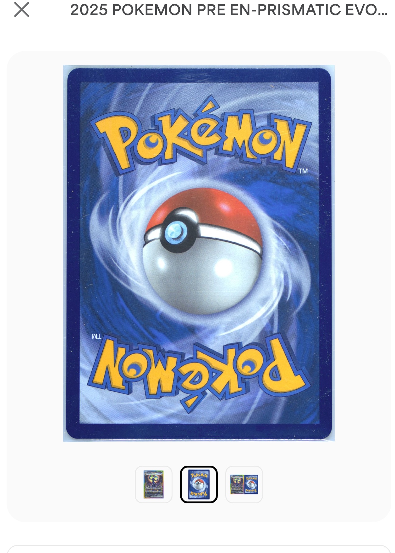 Card back