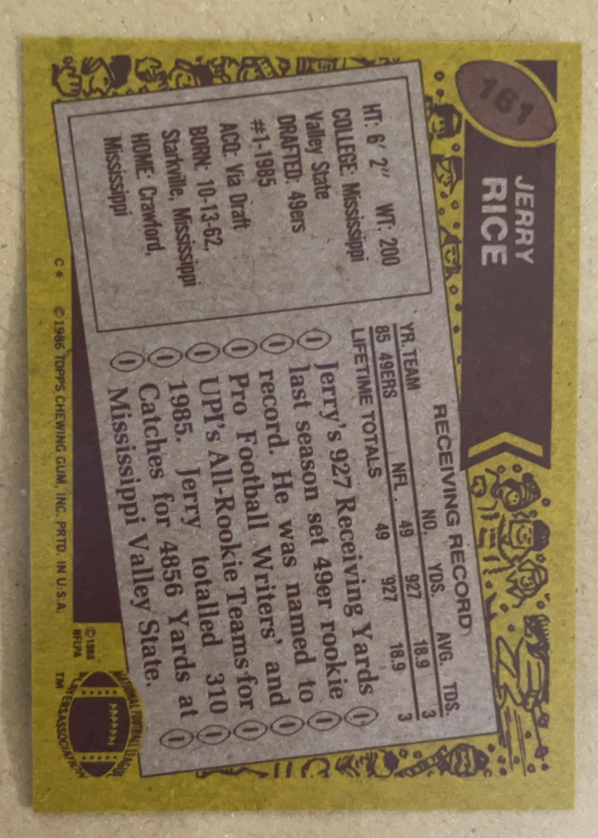 Card back