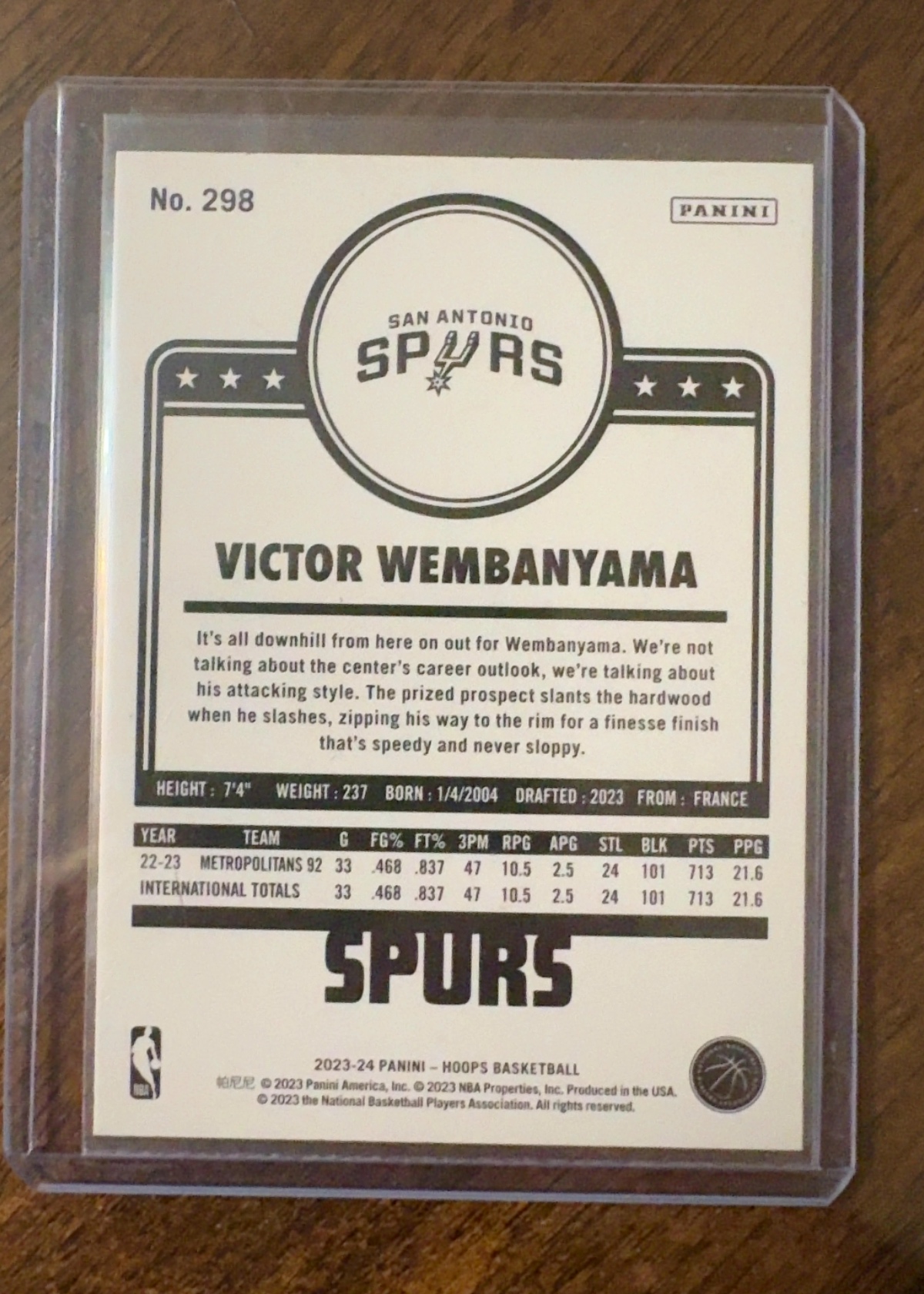 Card back