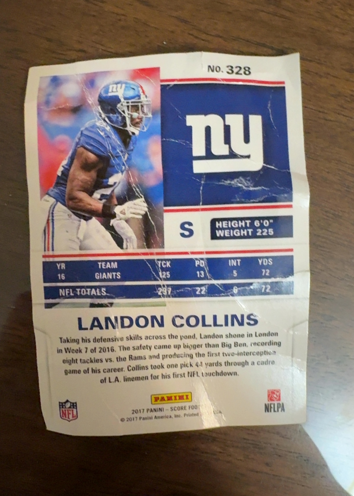 Card back