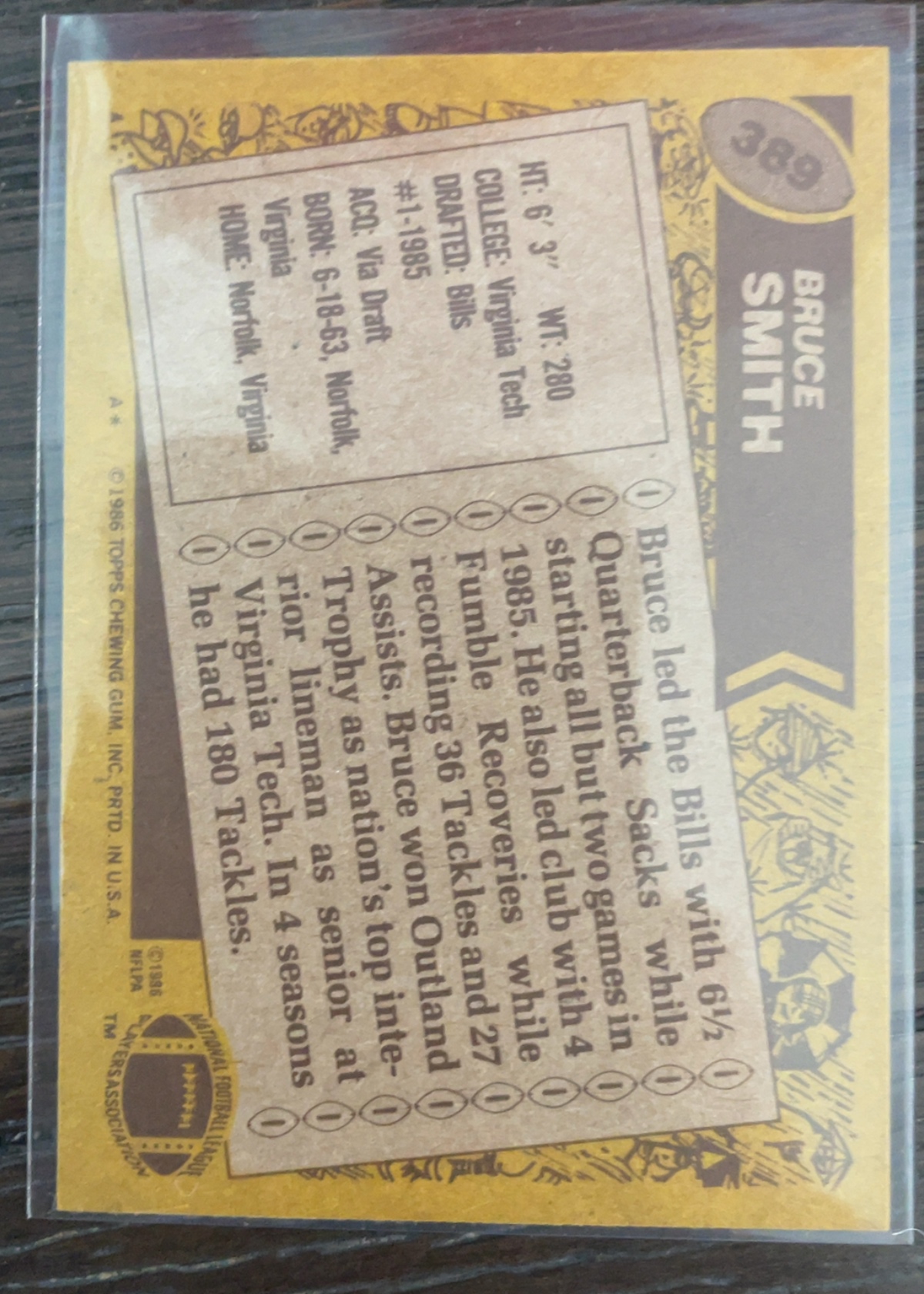 Card back