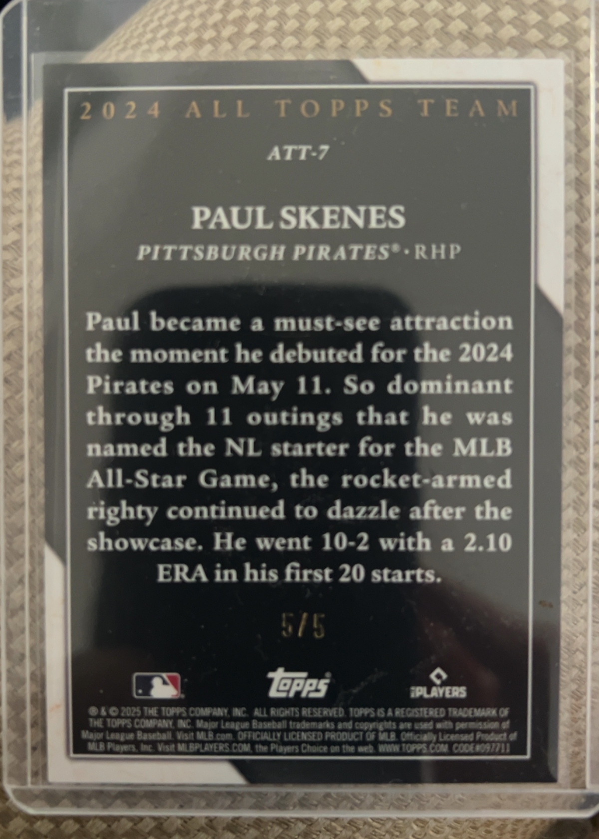 Card back