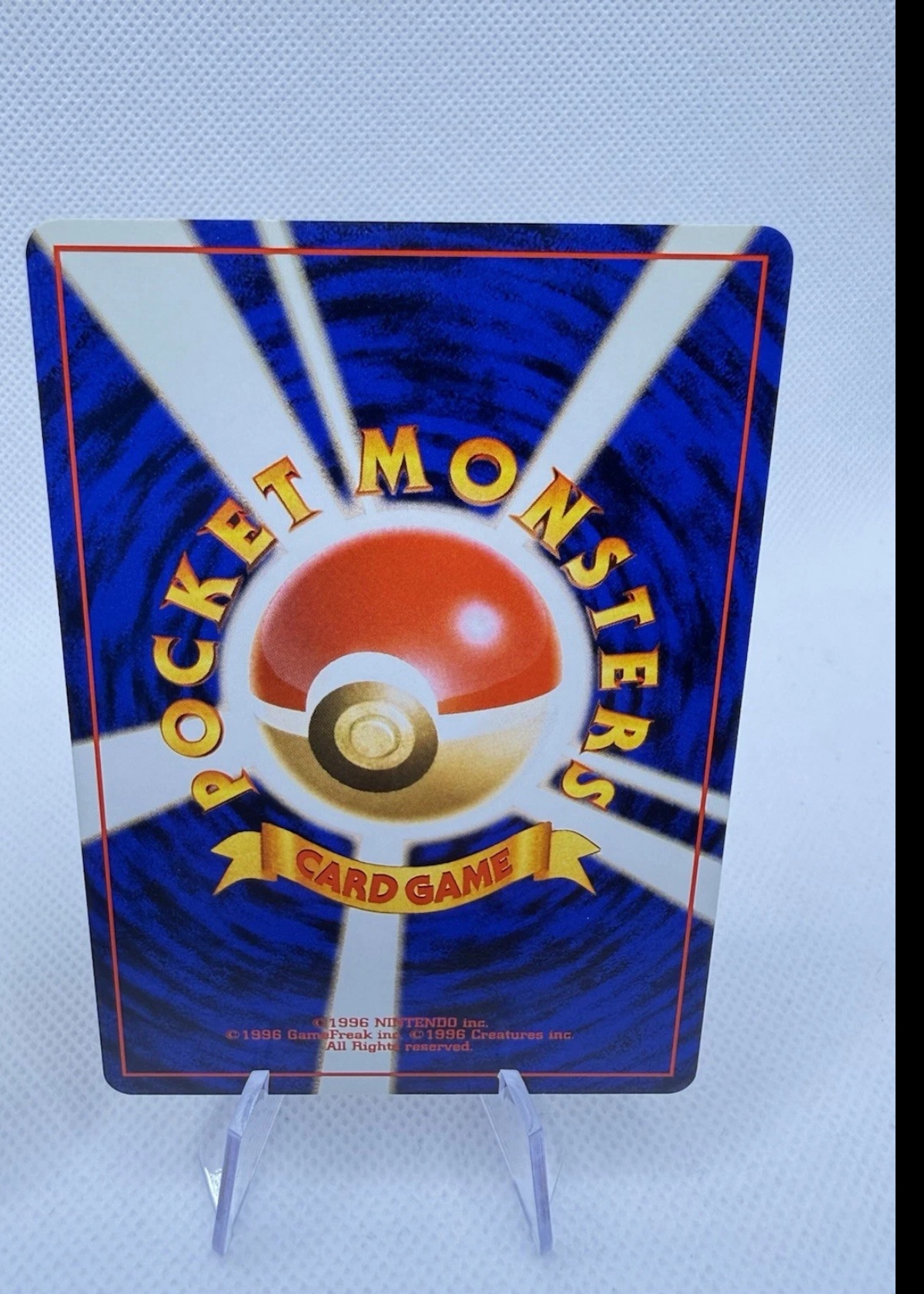 Card back