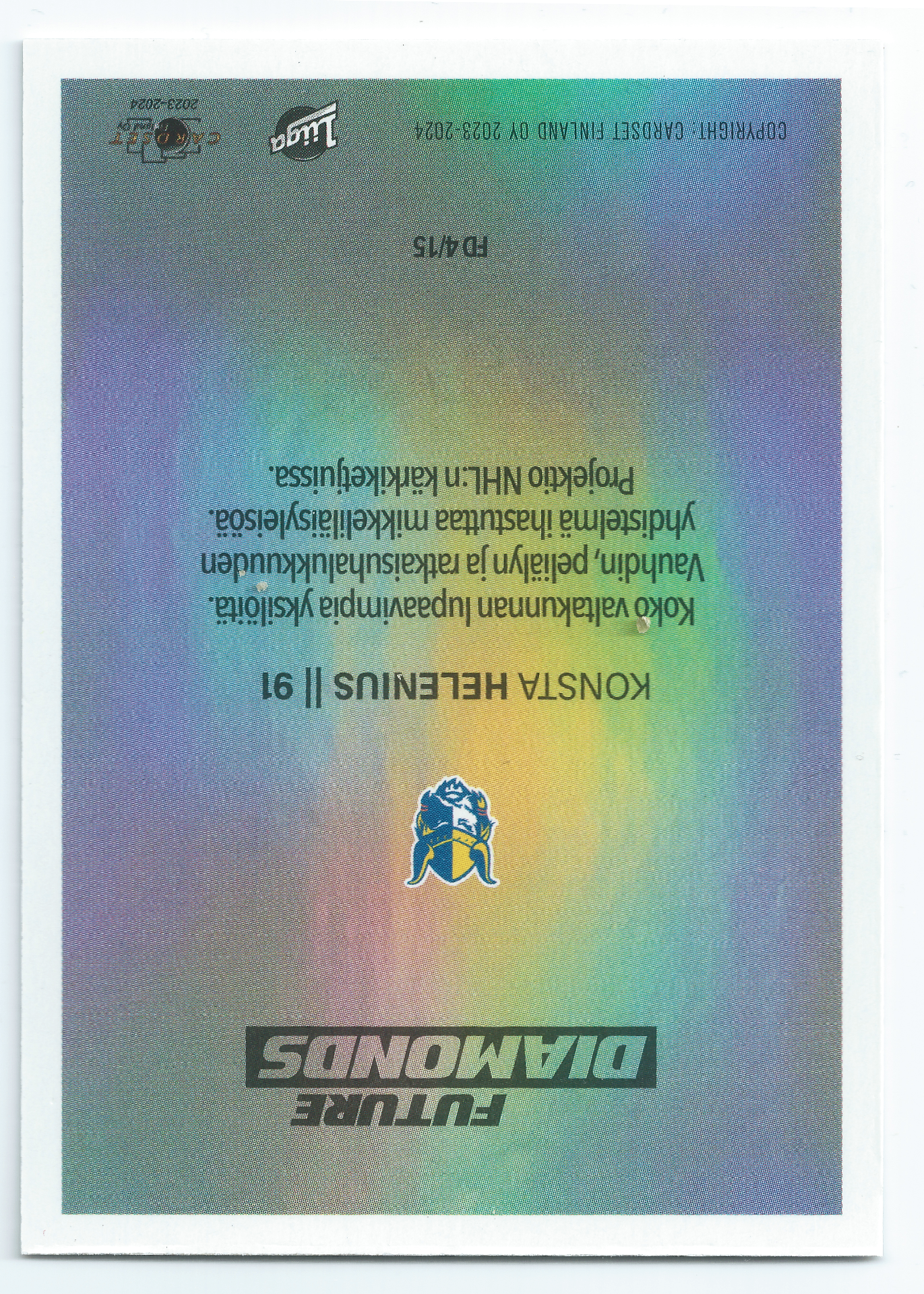 Card back