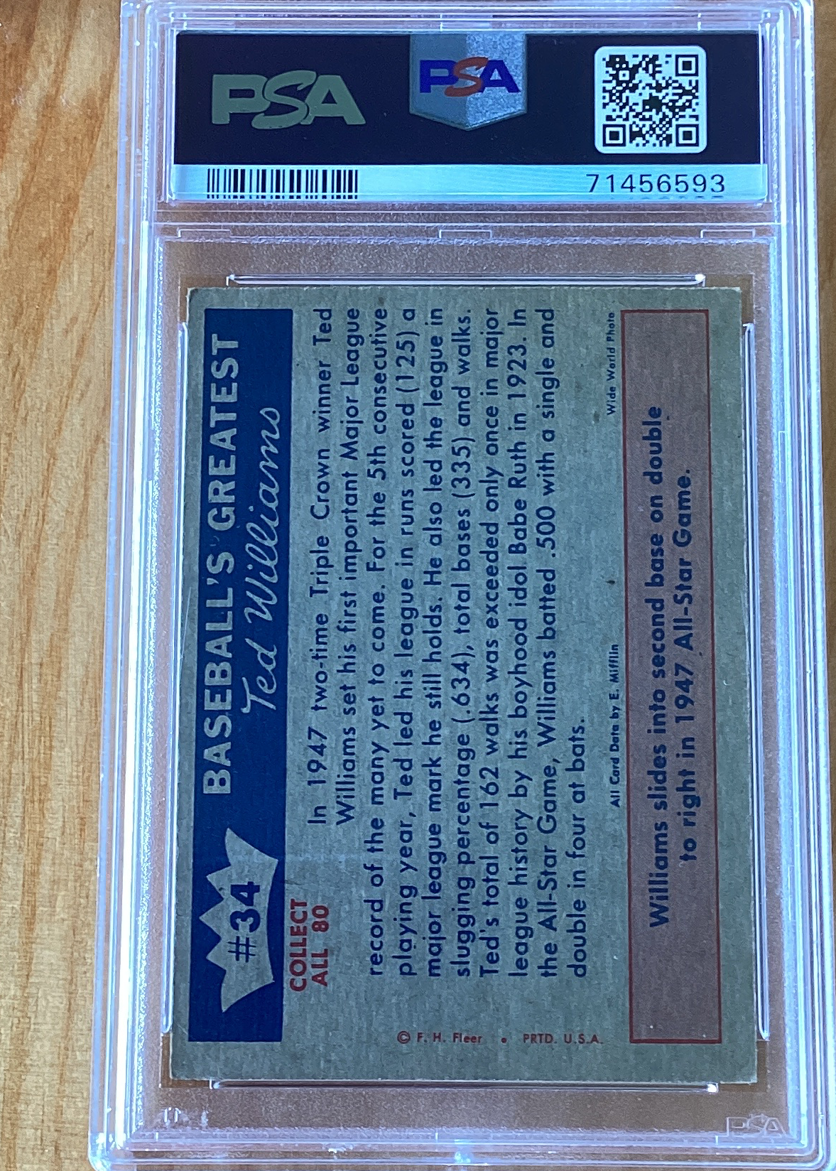 Card back