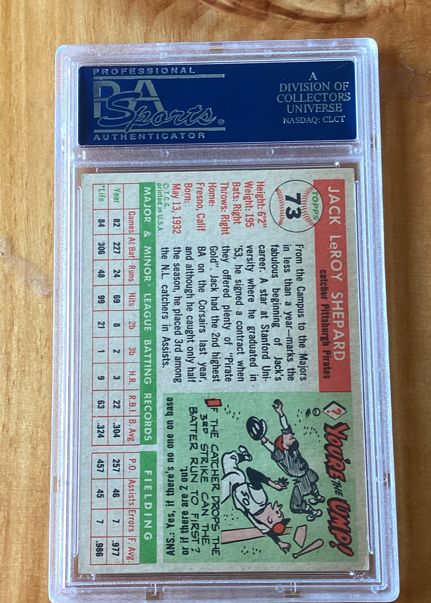 Card back