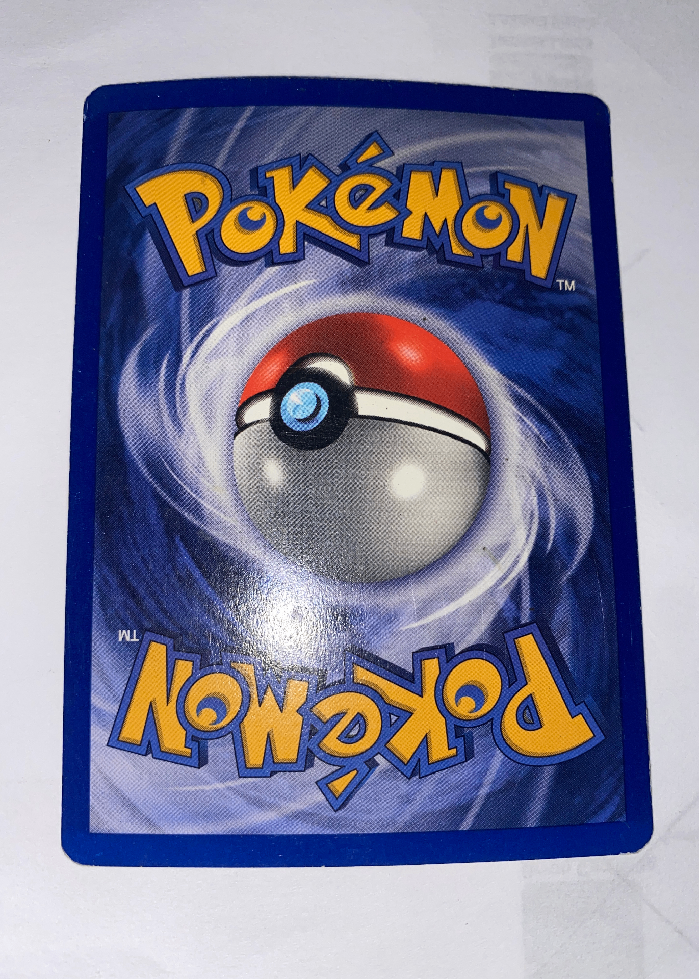Card back