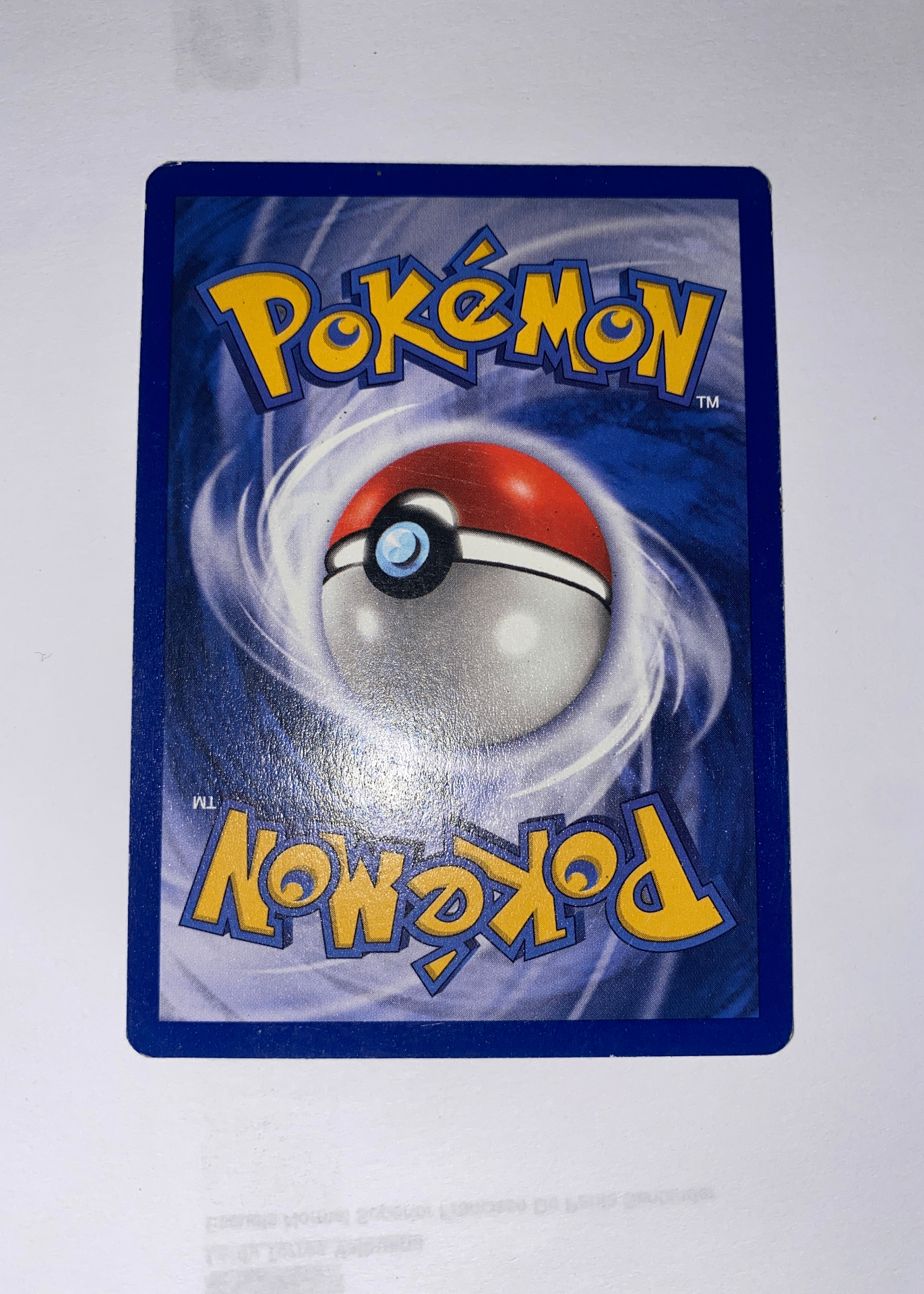 Card back
