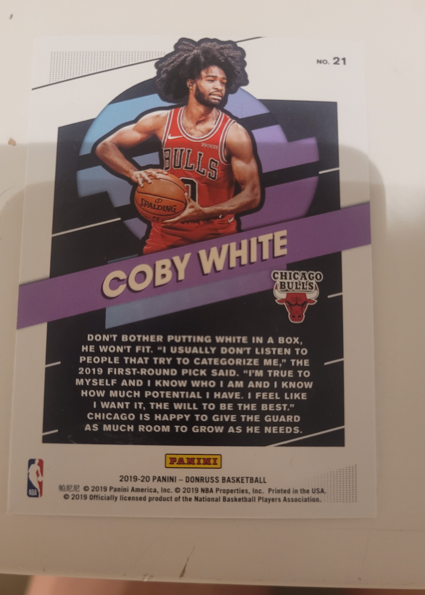 Card back