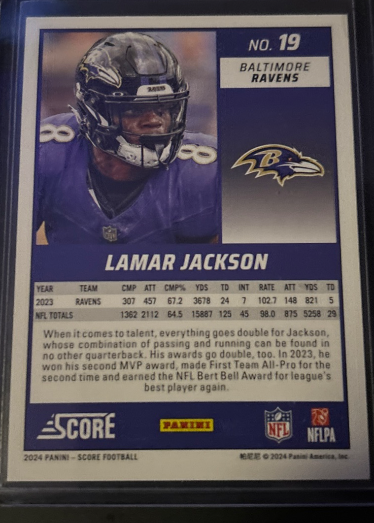 Card back