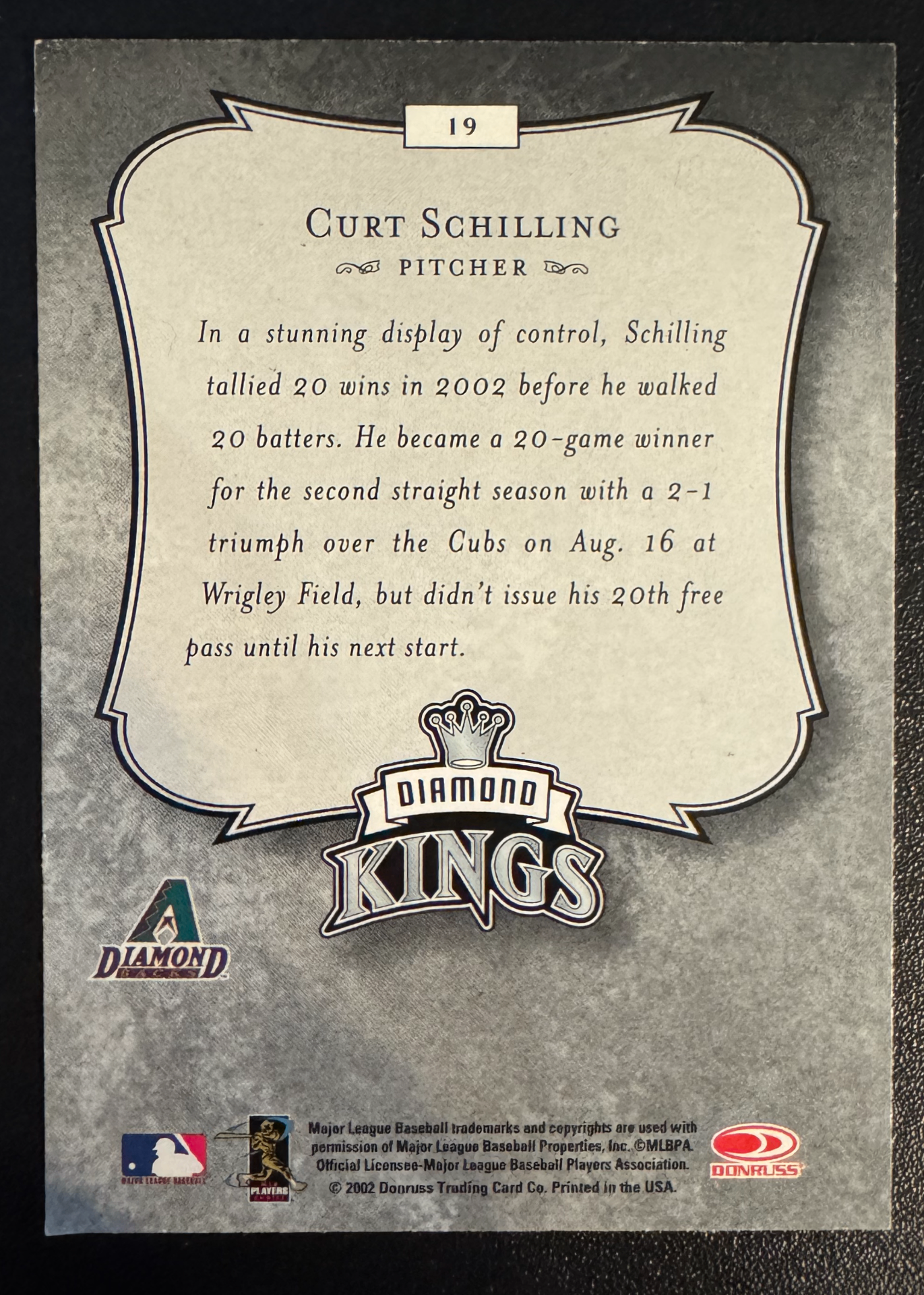 Card back