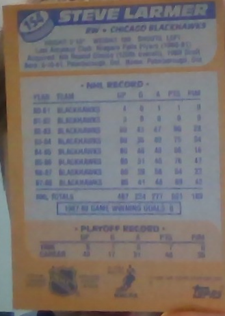 Card back