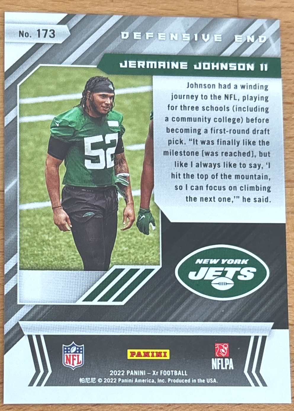 Card back