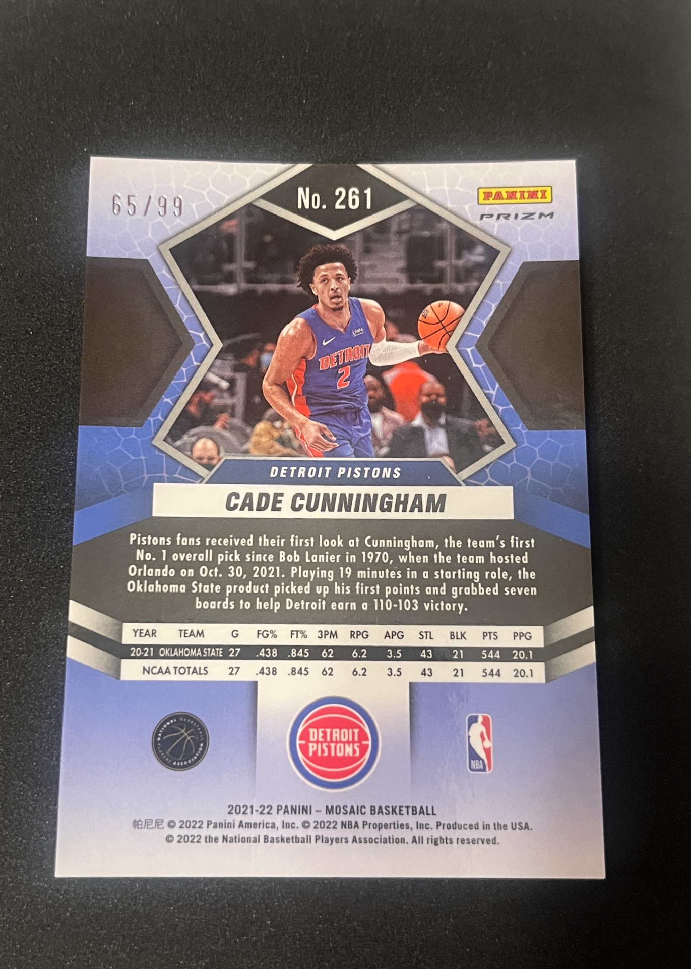 Card back