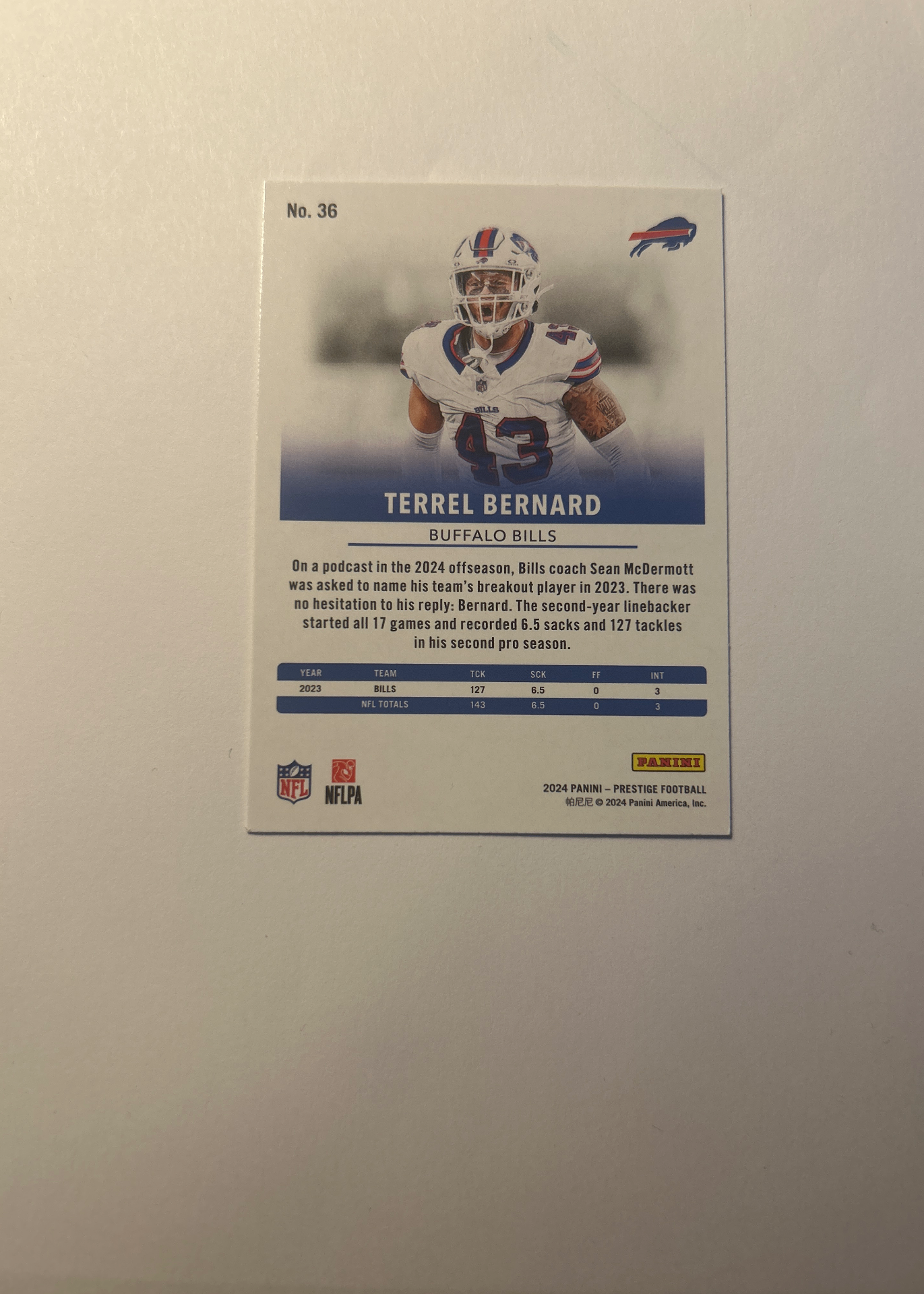 Card back