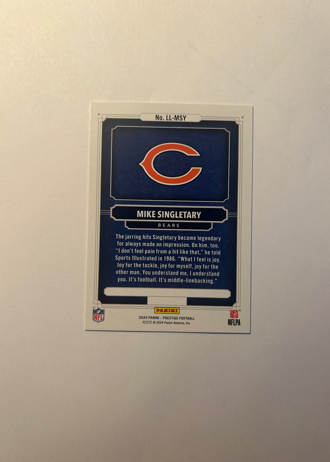 Card back