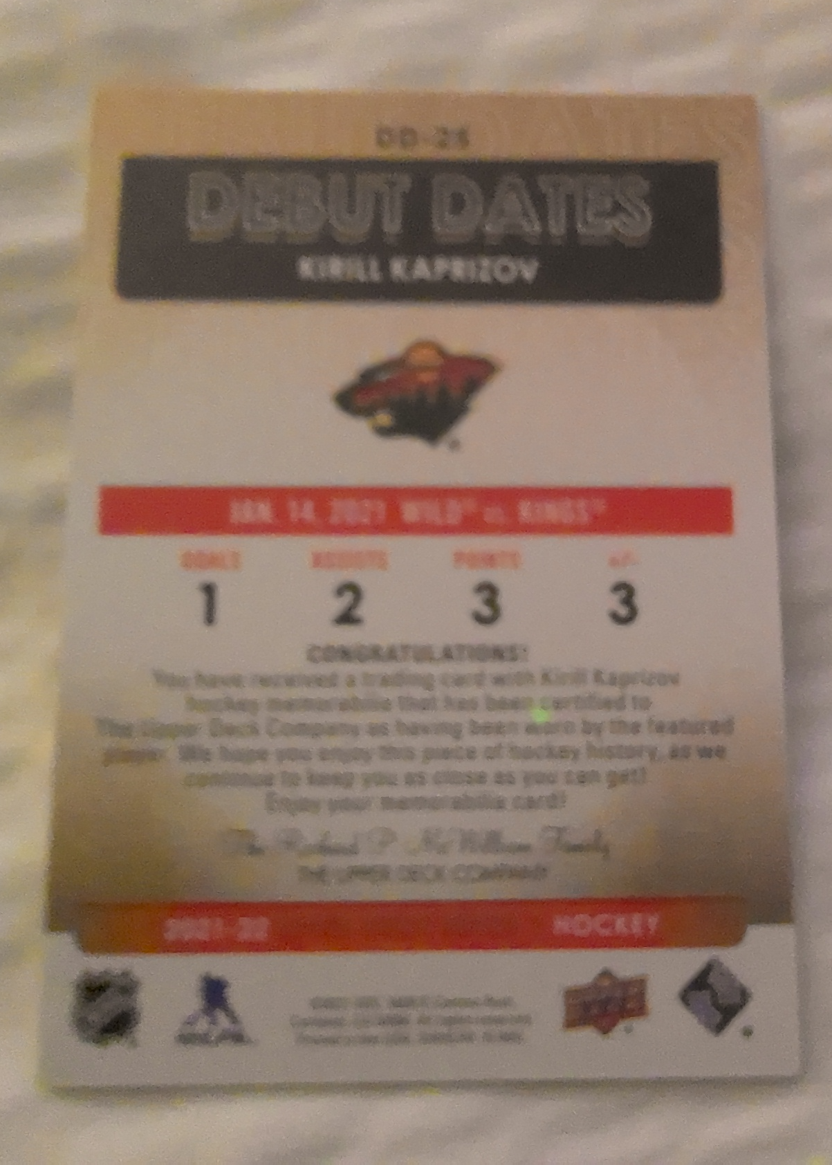 Card back
