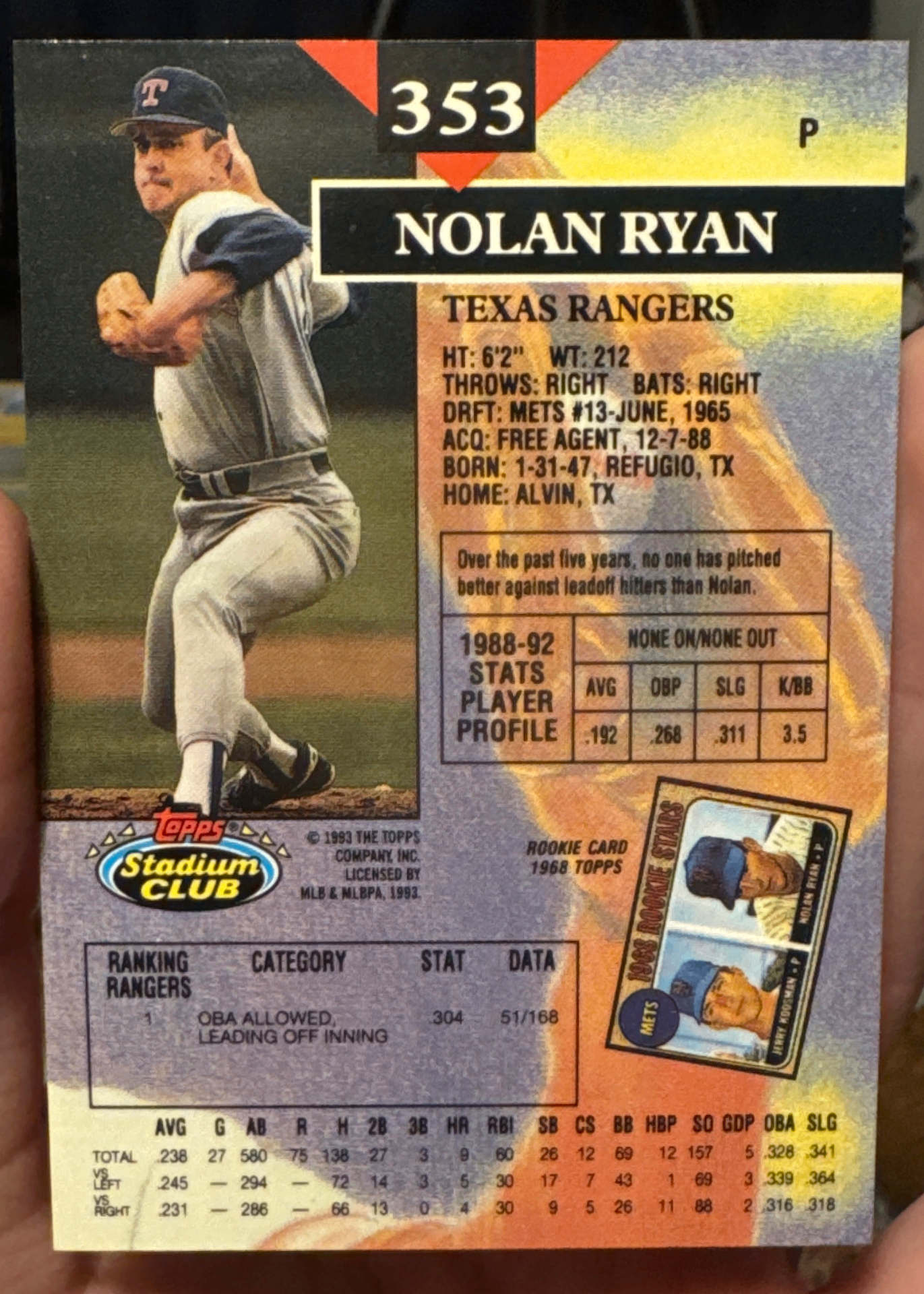 Card back