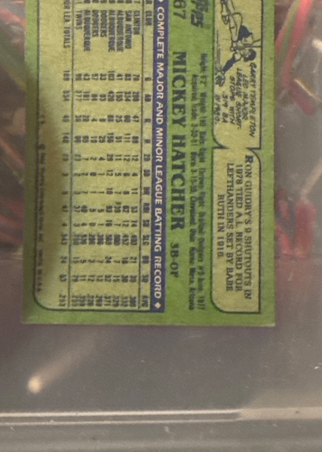 Card back