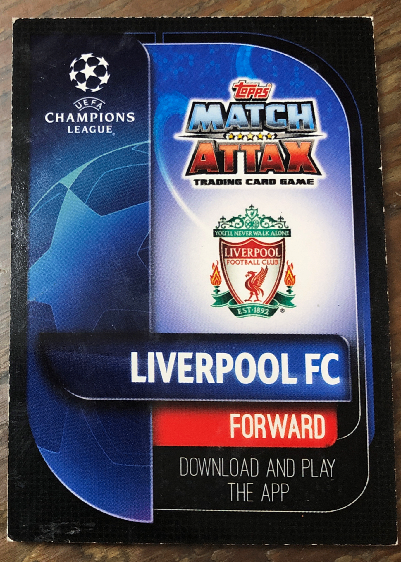 Card back