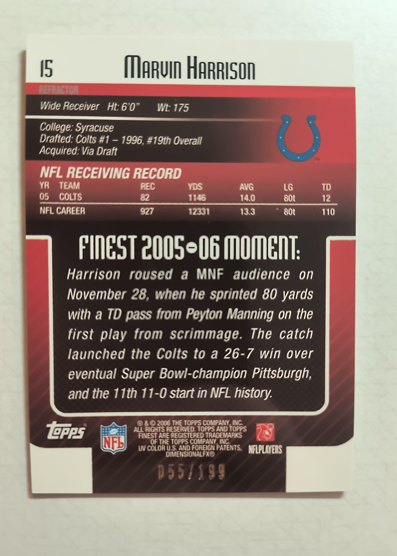 Card back