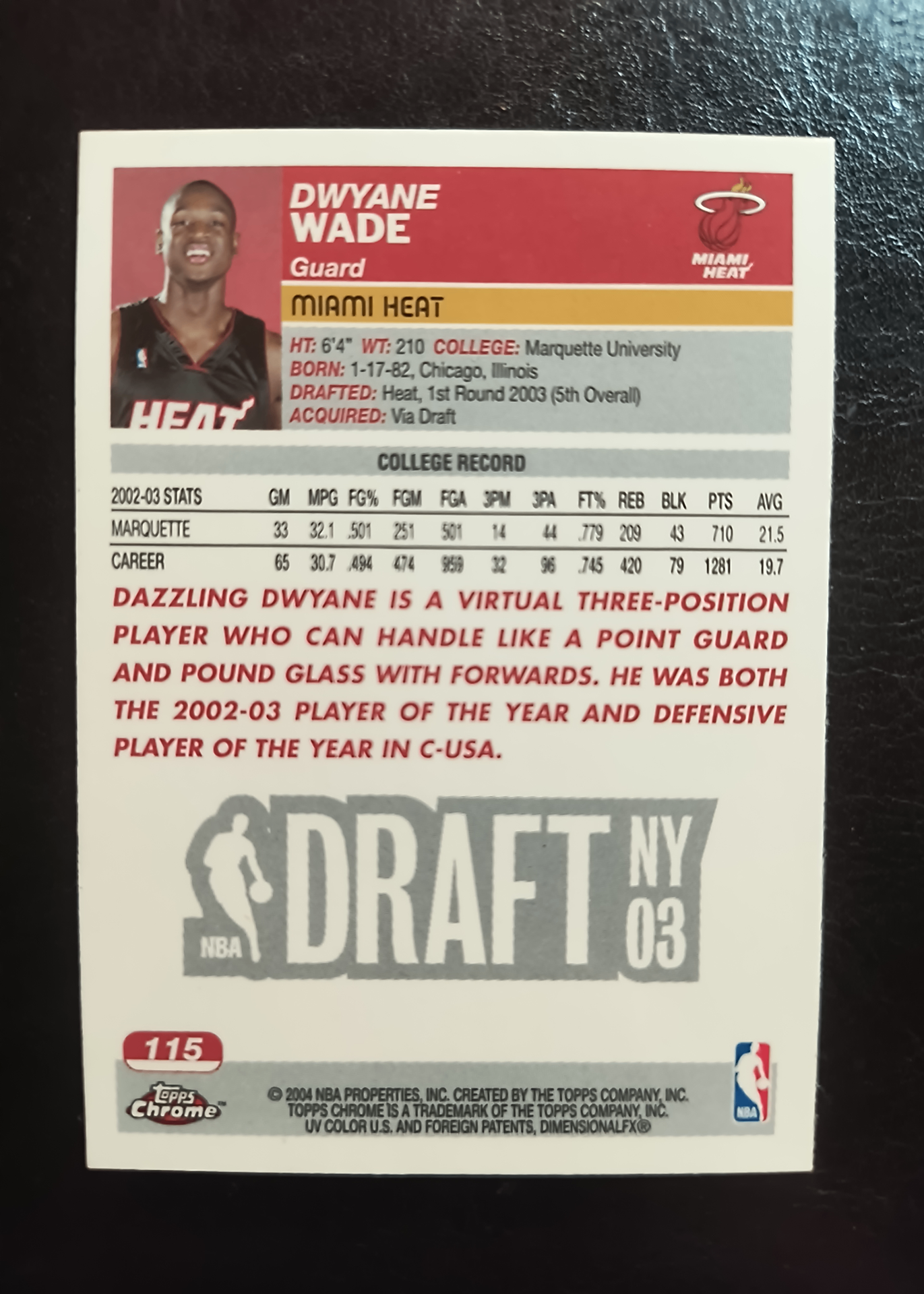 Card back