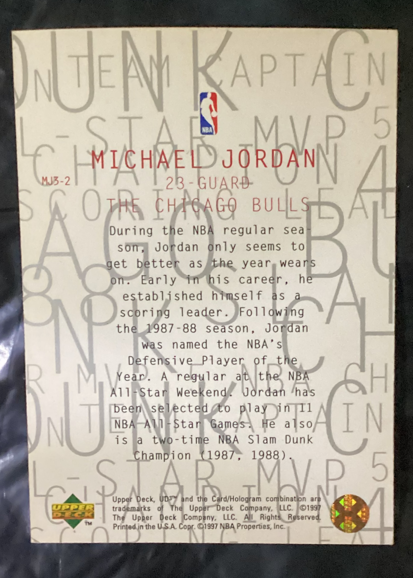 Card back