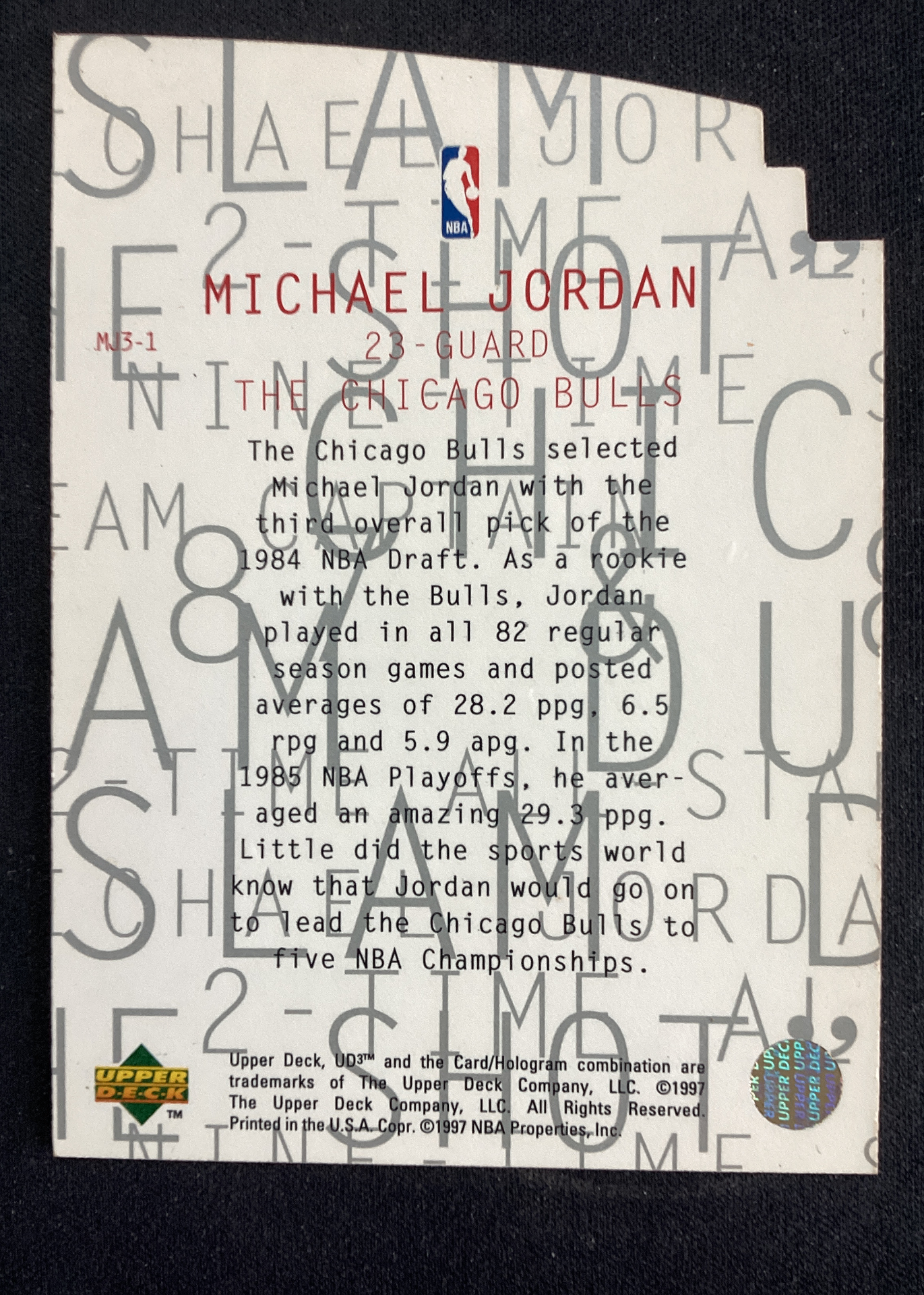Card back