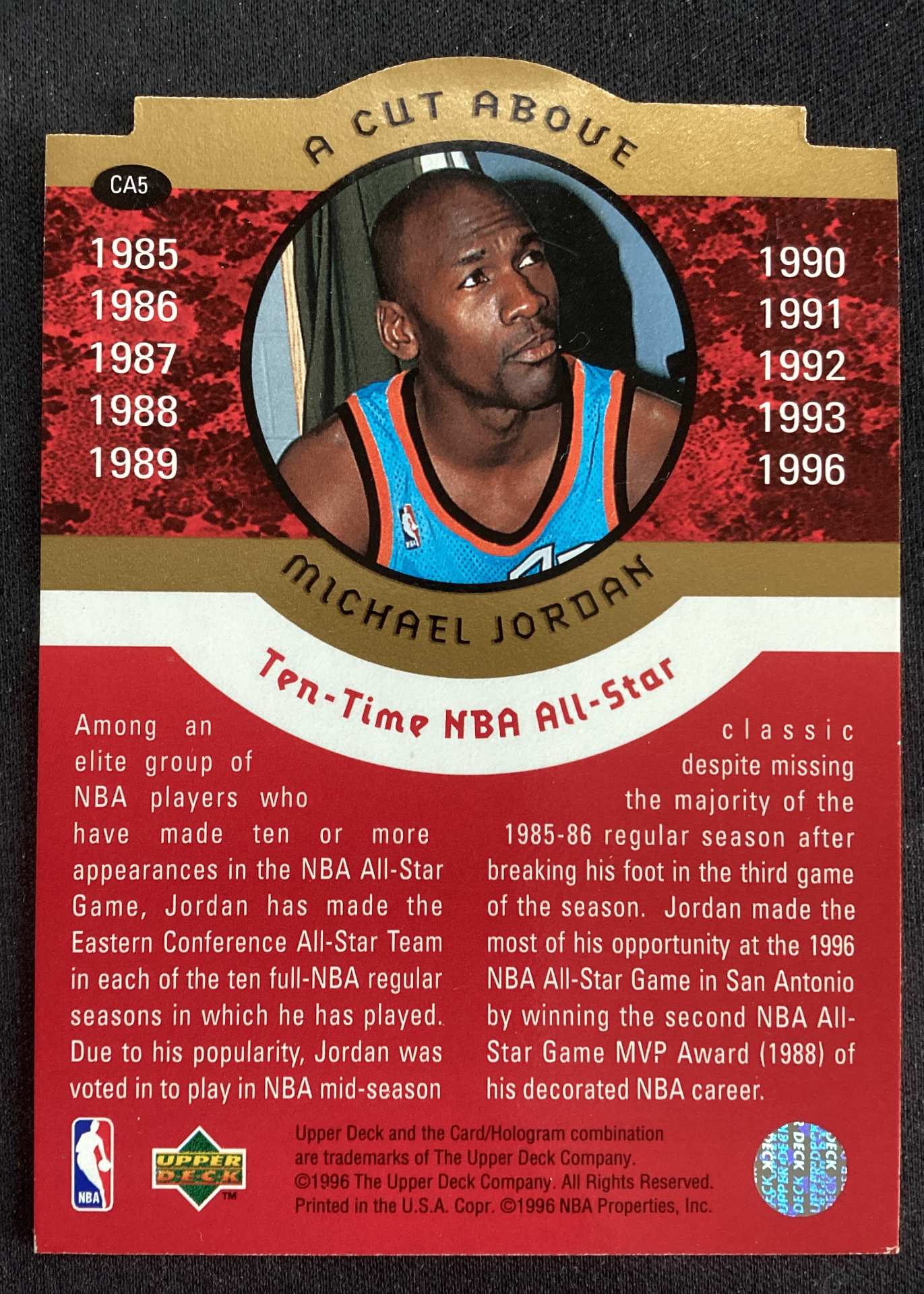 Card back