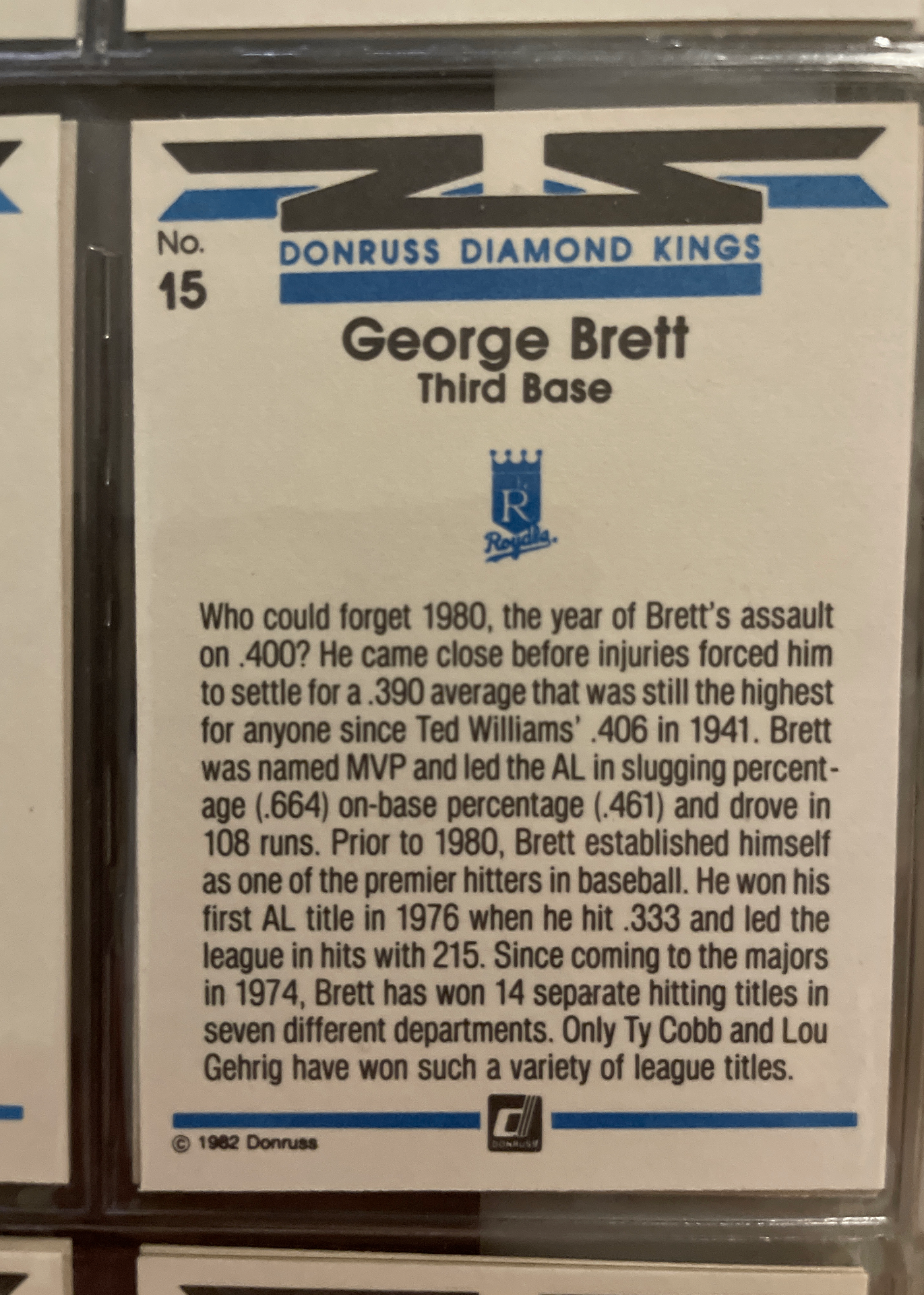 Card back
