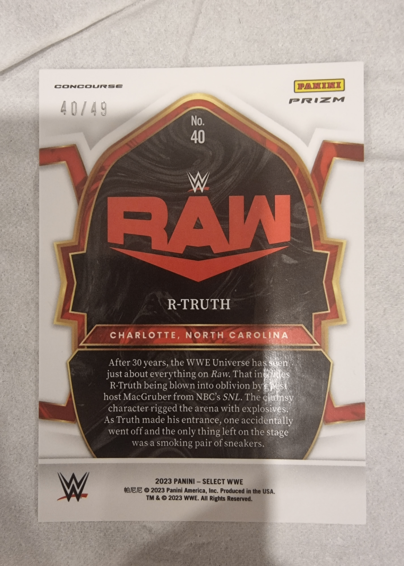 Card back