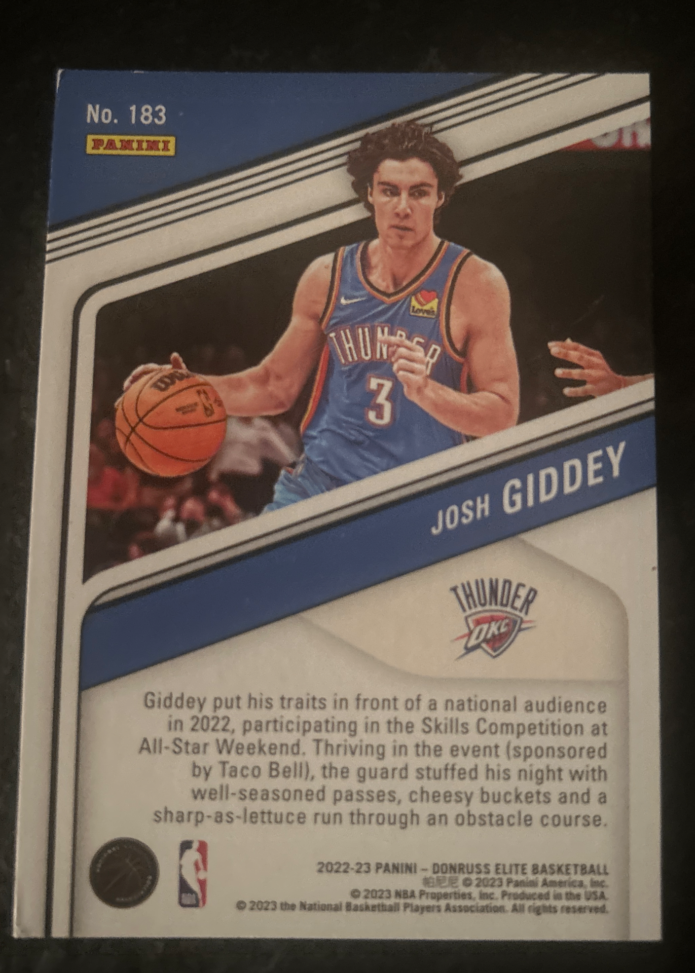 Card back