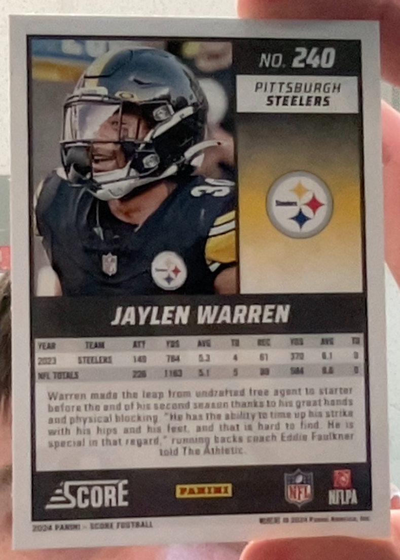 Card back