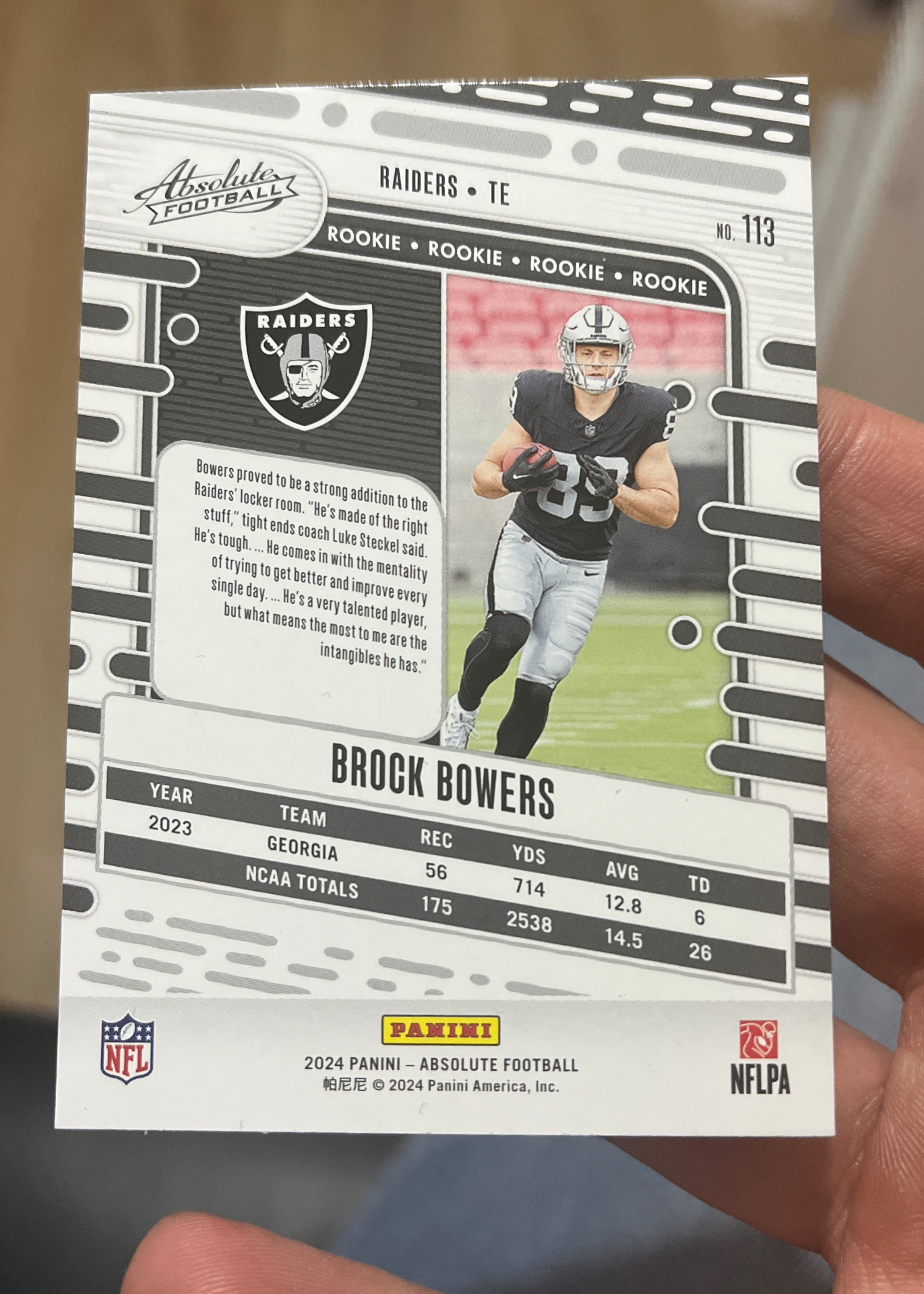 Card back